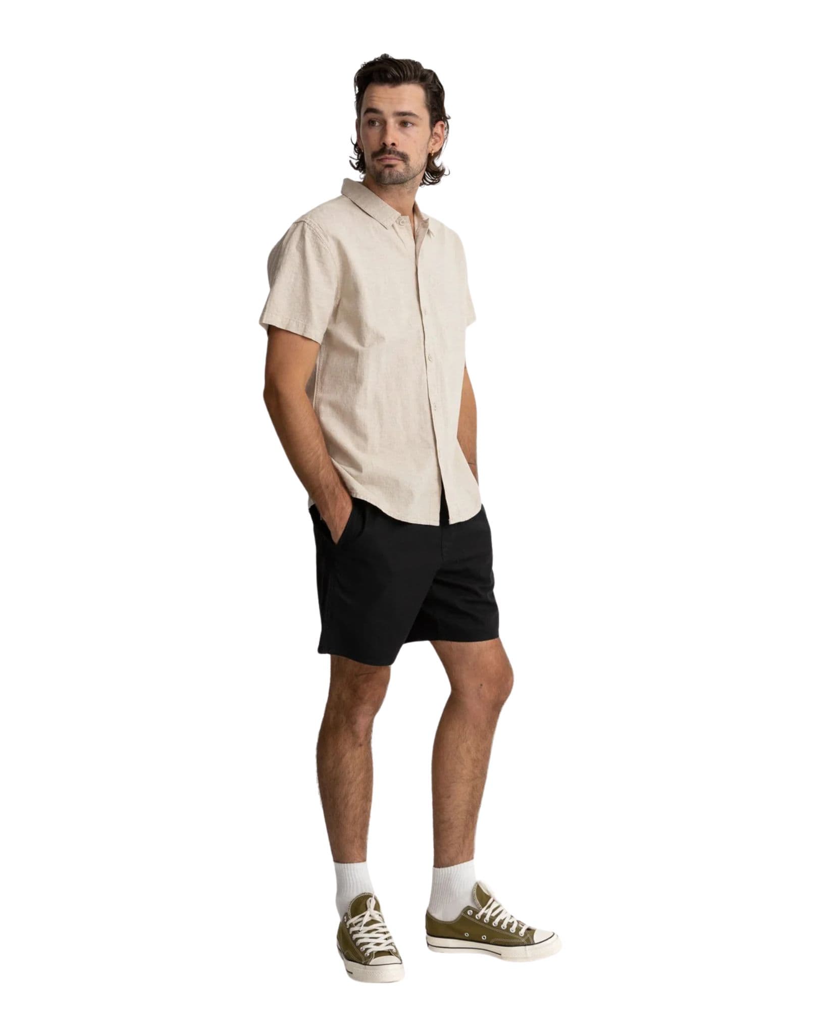 Rhythm Classic Linen Ss Shirt