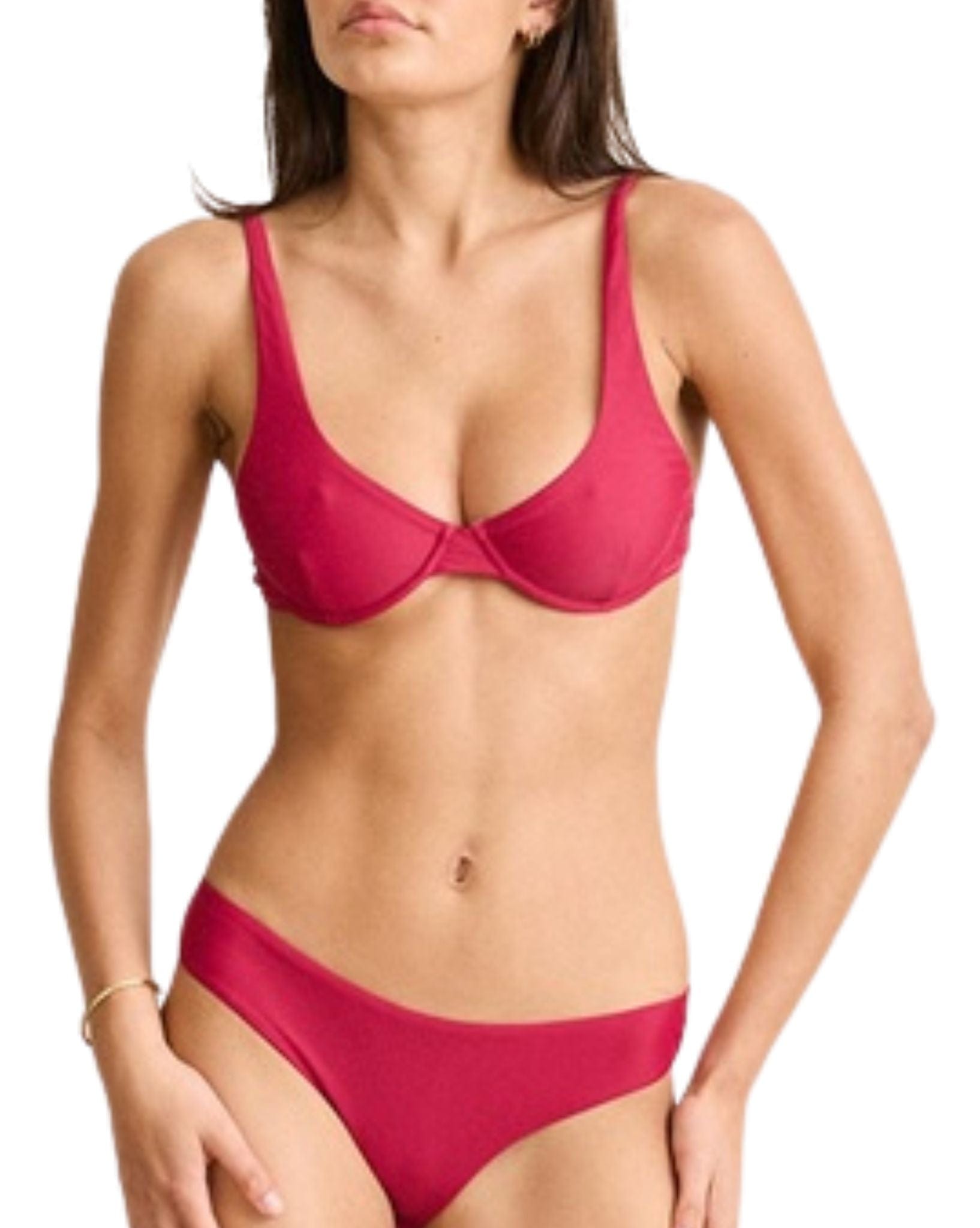 Rhythm Classic Underwire Top Sangria
