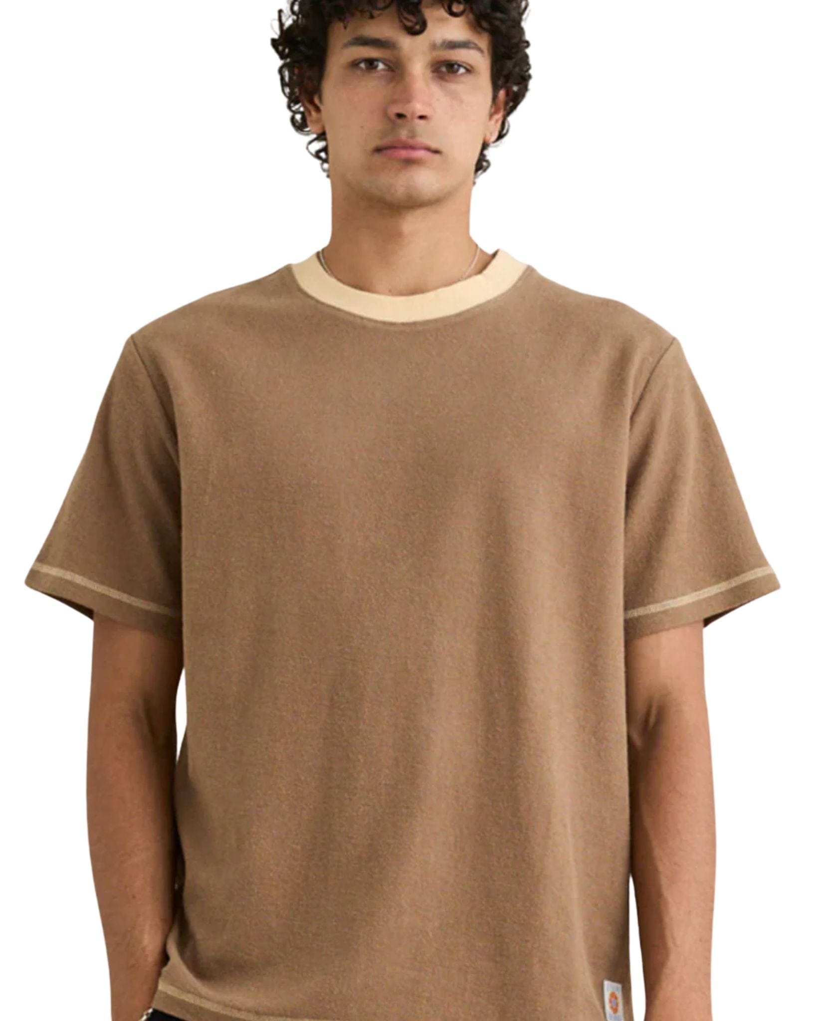 Rhythm Contrast Vintage Terry Ss T-Shirt