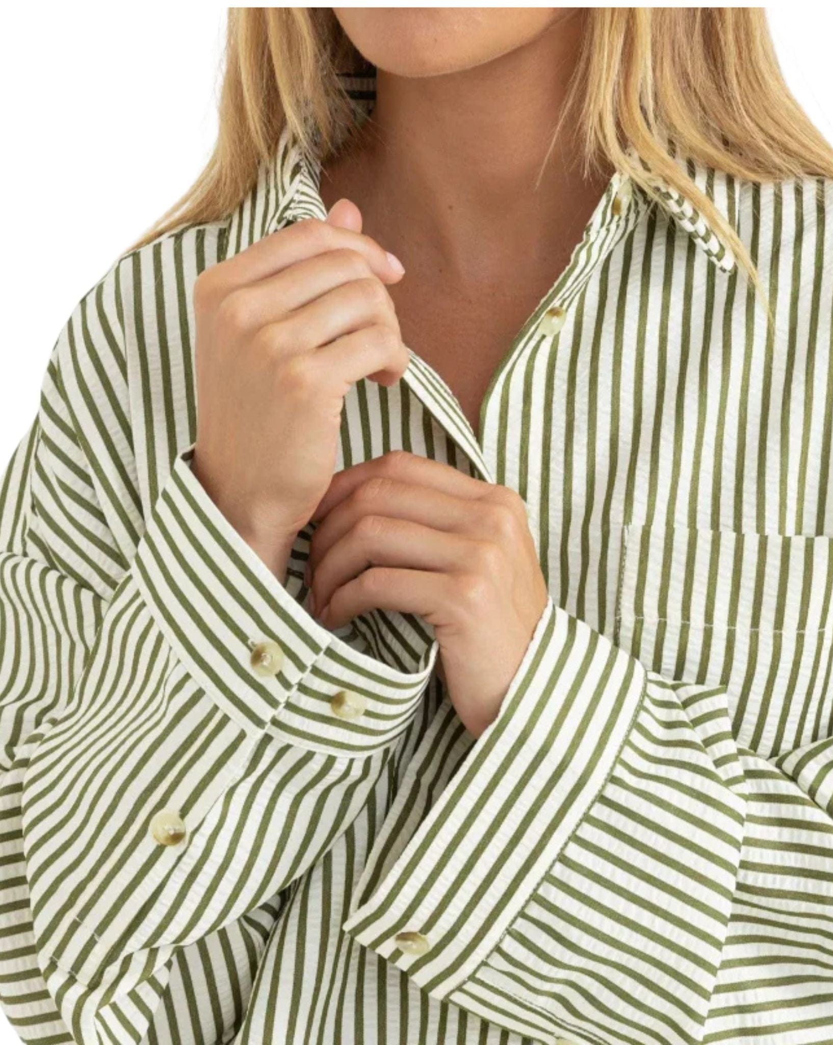 Rhythm Cove Stripe Long Sleeve Shirt