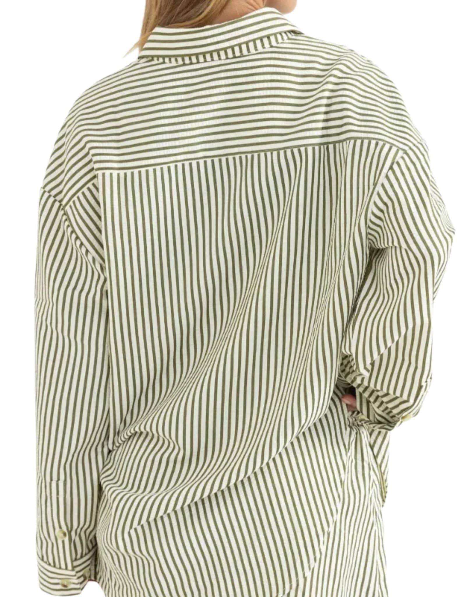 Rhythm Cove Stripe Long Sleeve Shirt