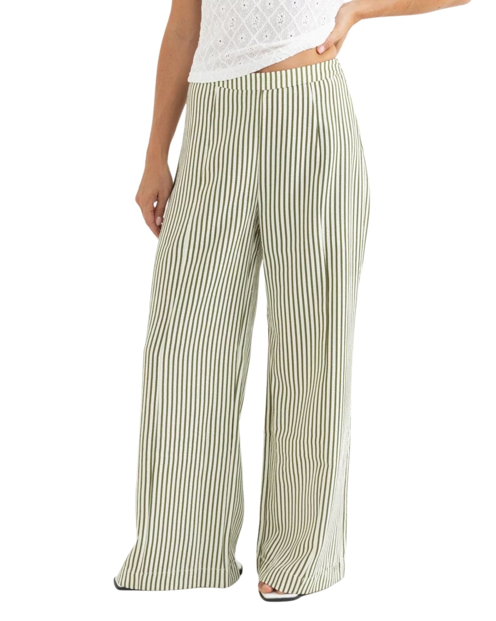 Rhythm Cove Stripe Wide Leg Pant