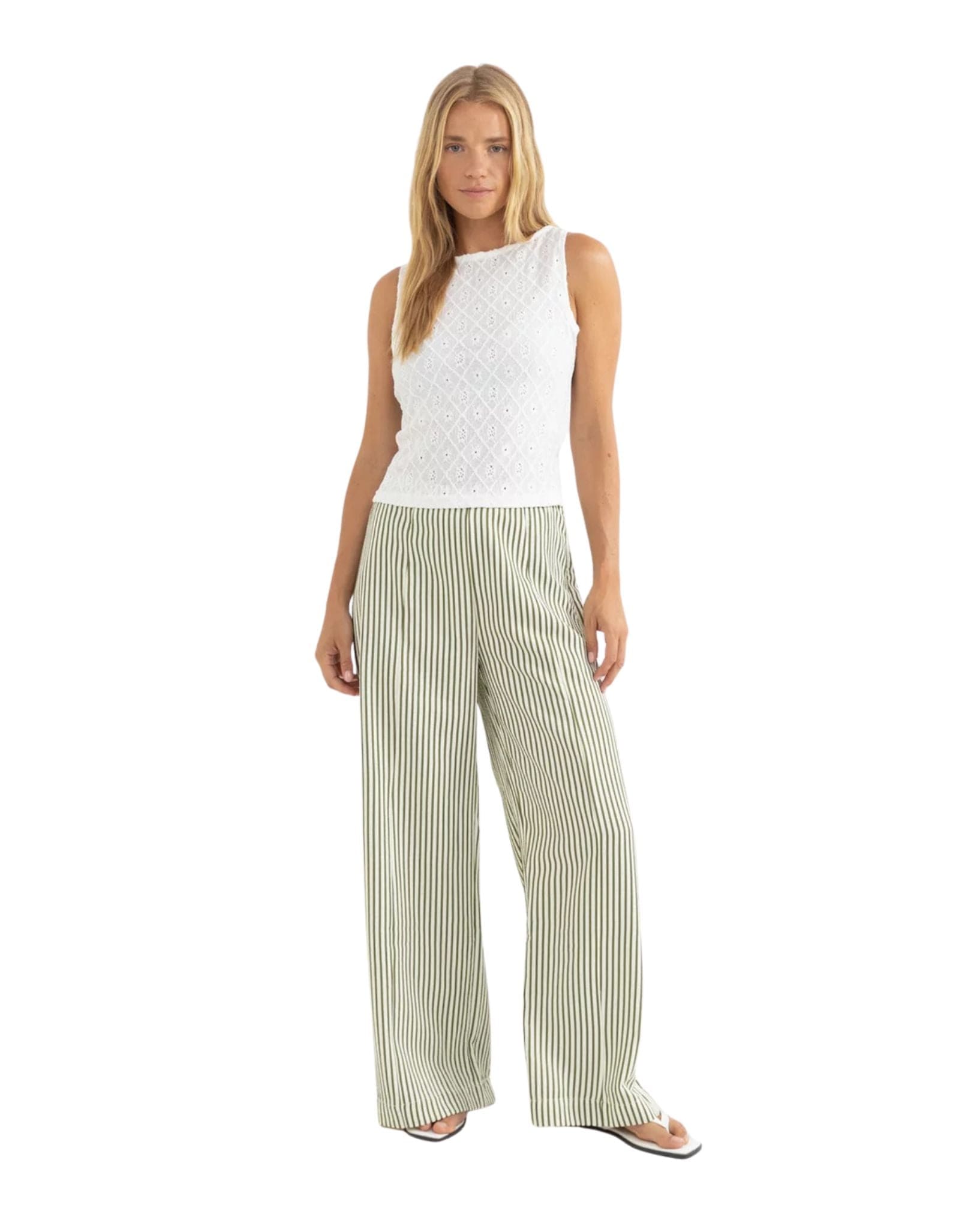 Rhythm Cove Stripe Wide Leg Pant