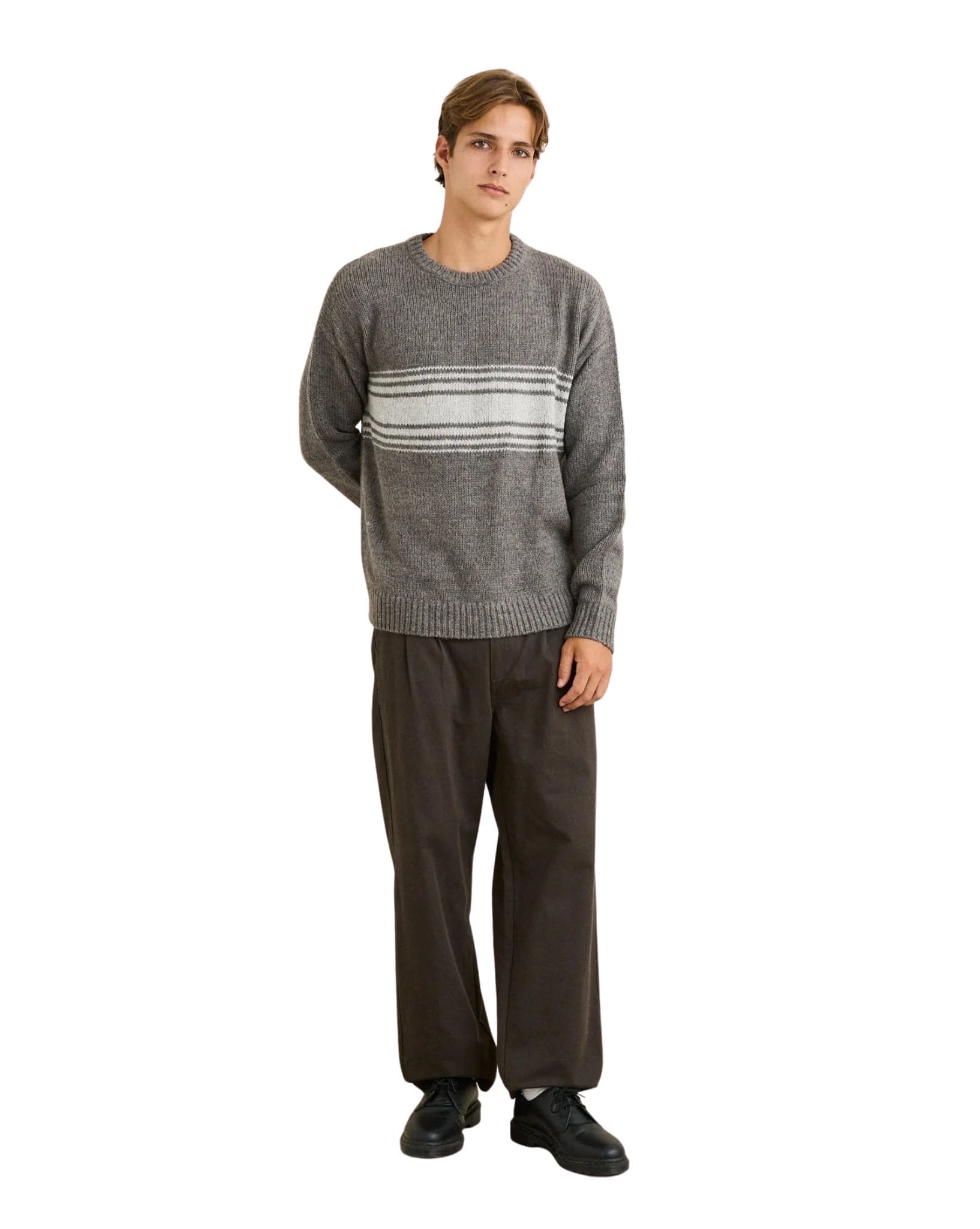 Rhythm Double Pleat Twill Trouser