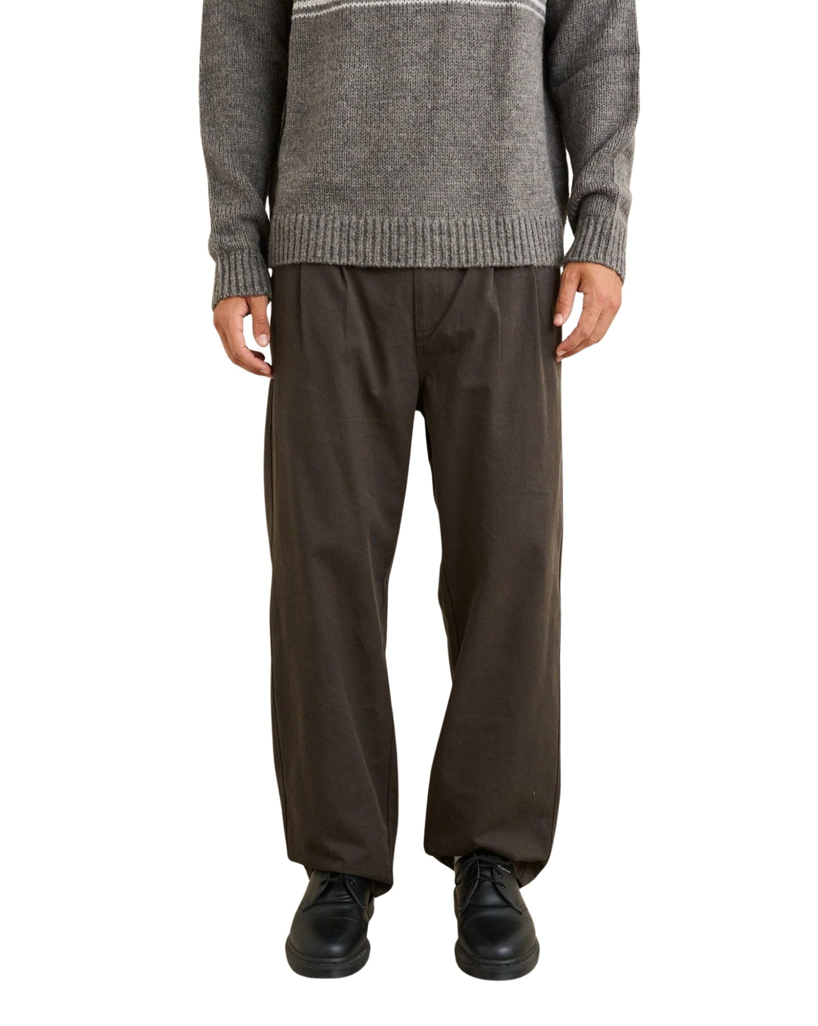 Rhythm Double Pleat Twill Trouser