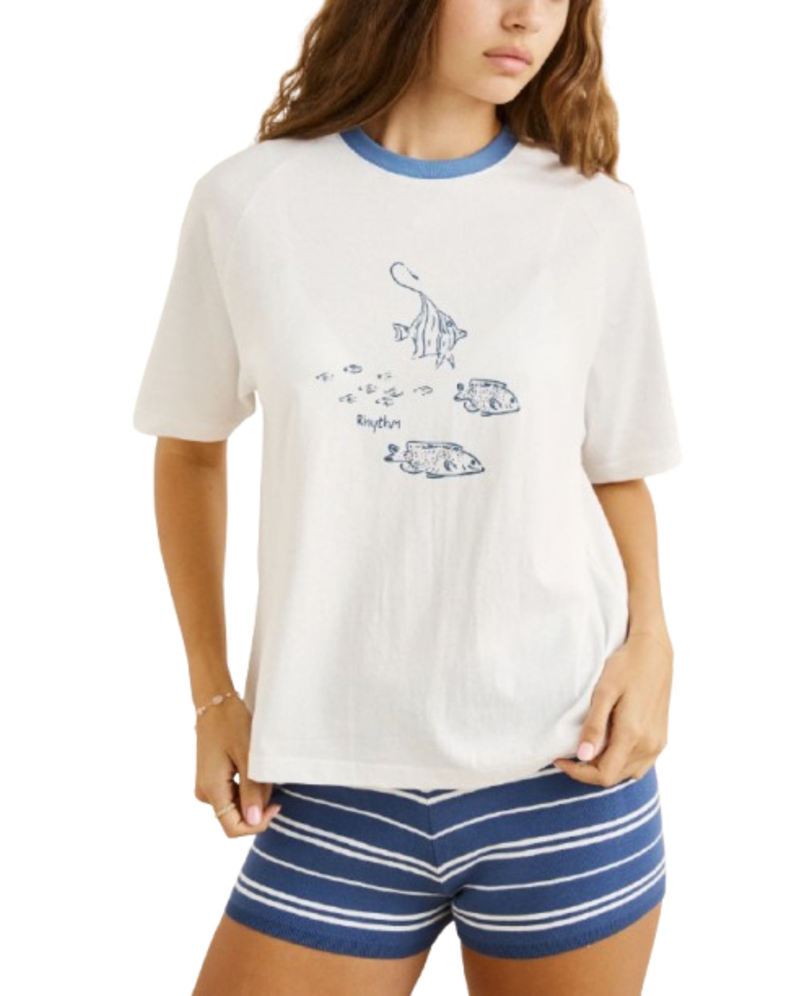 Rhythm Fish Raglan T-Shirt