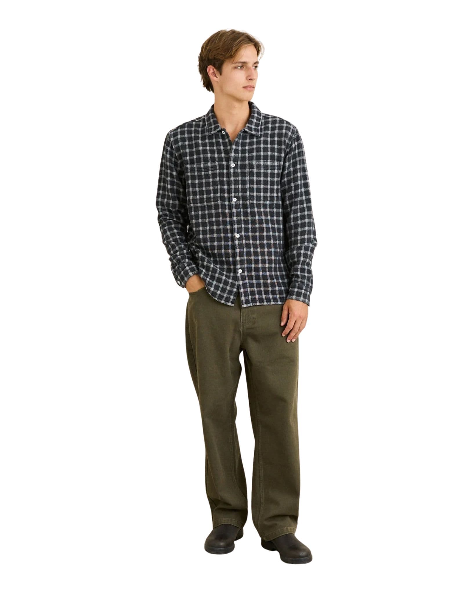 Rhythm Jacquard Check shirt