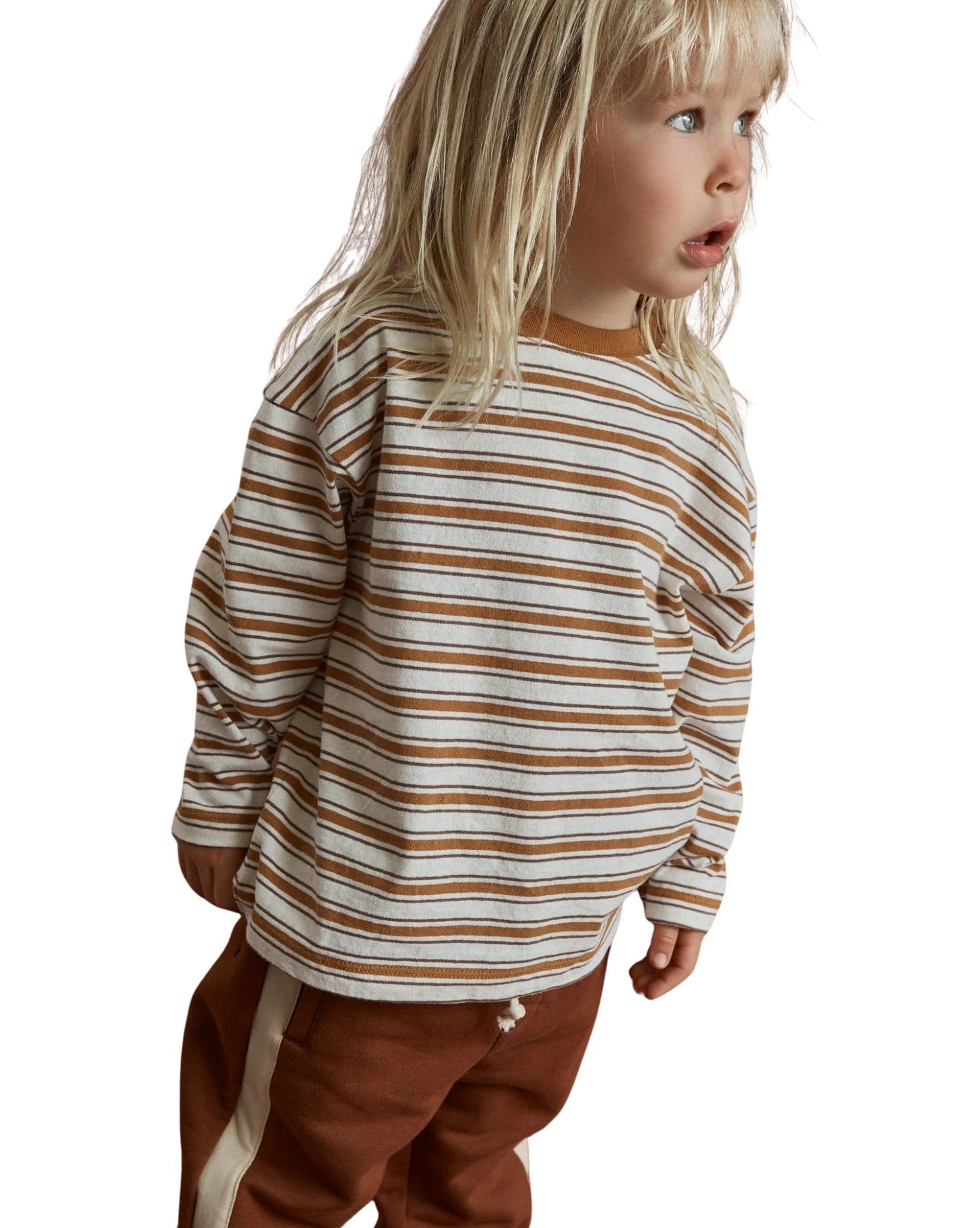 Rhythm Kids Vintage Stripe Ls T-Shirt