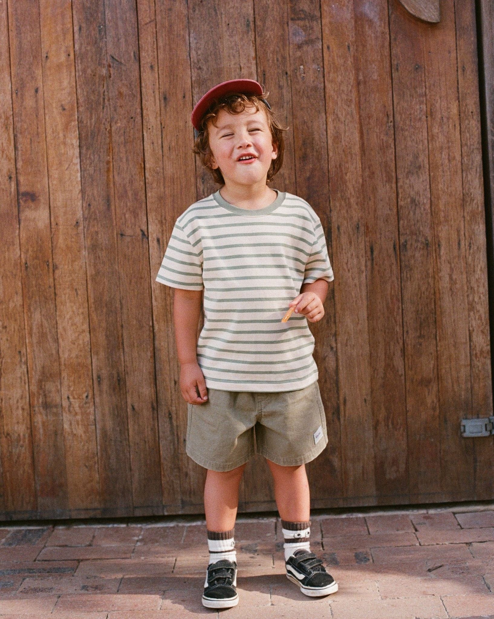 Rhythm Kids Vintage Stripe Ss T-Shirt