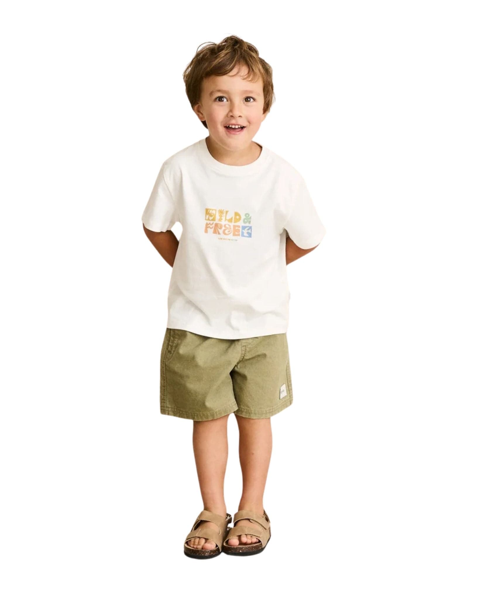 Rhythm Kids Wild And Free Ss T-Shirt