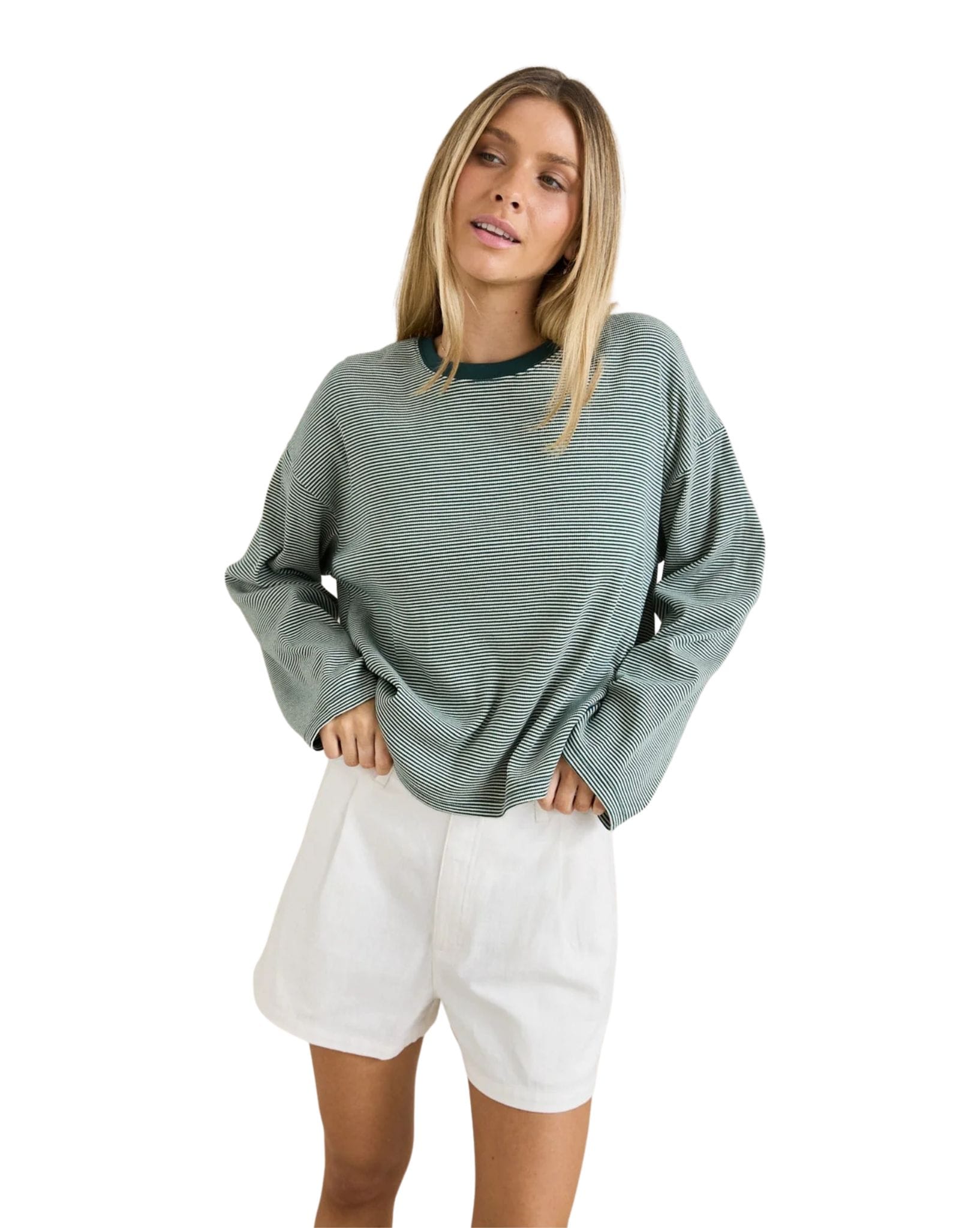 Rhythm Lexi Stripe Long Sleeve Top