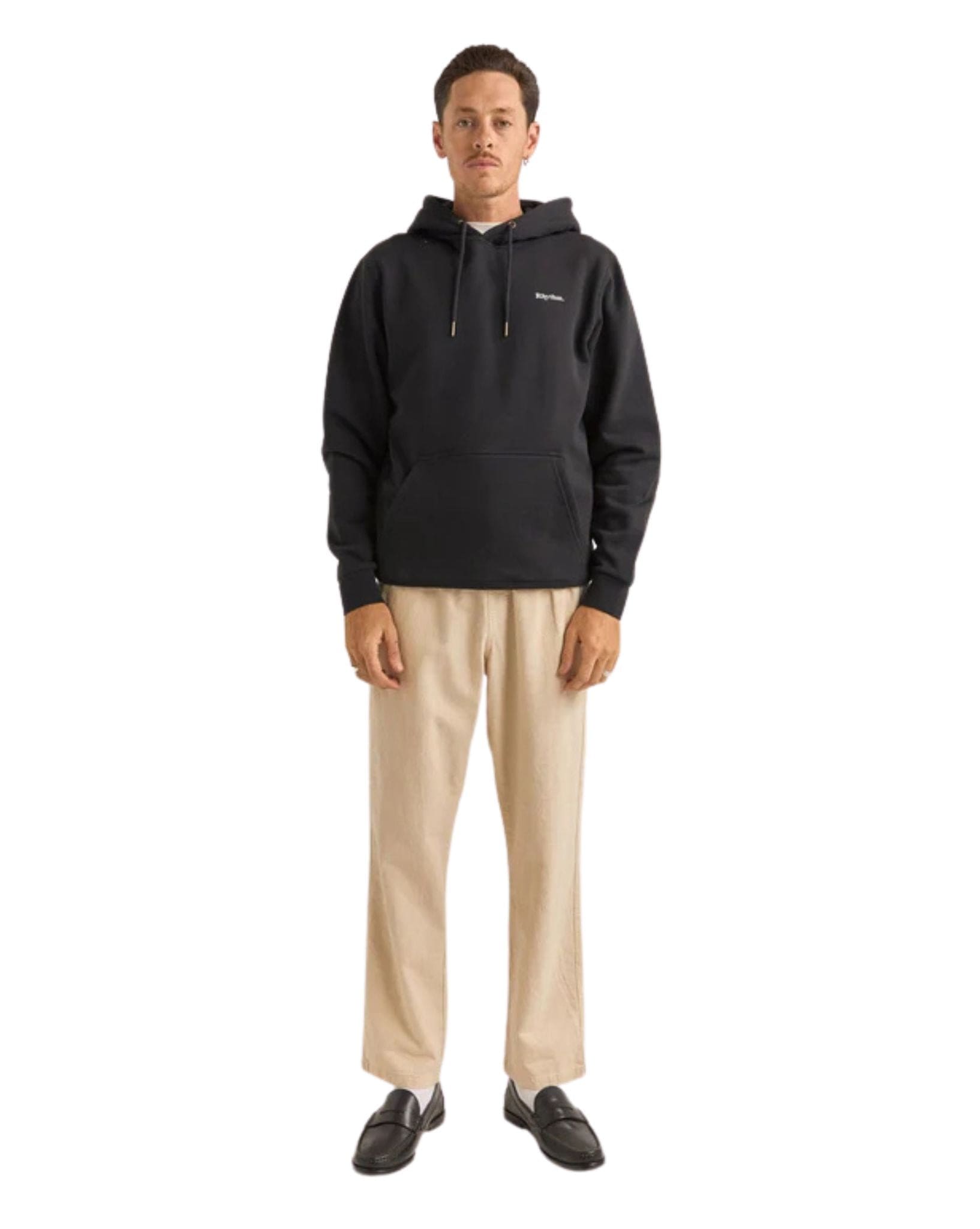 Rhythm Mens Brand Fleece Hood