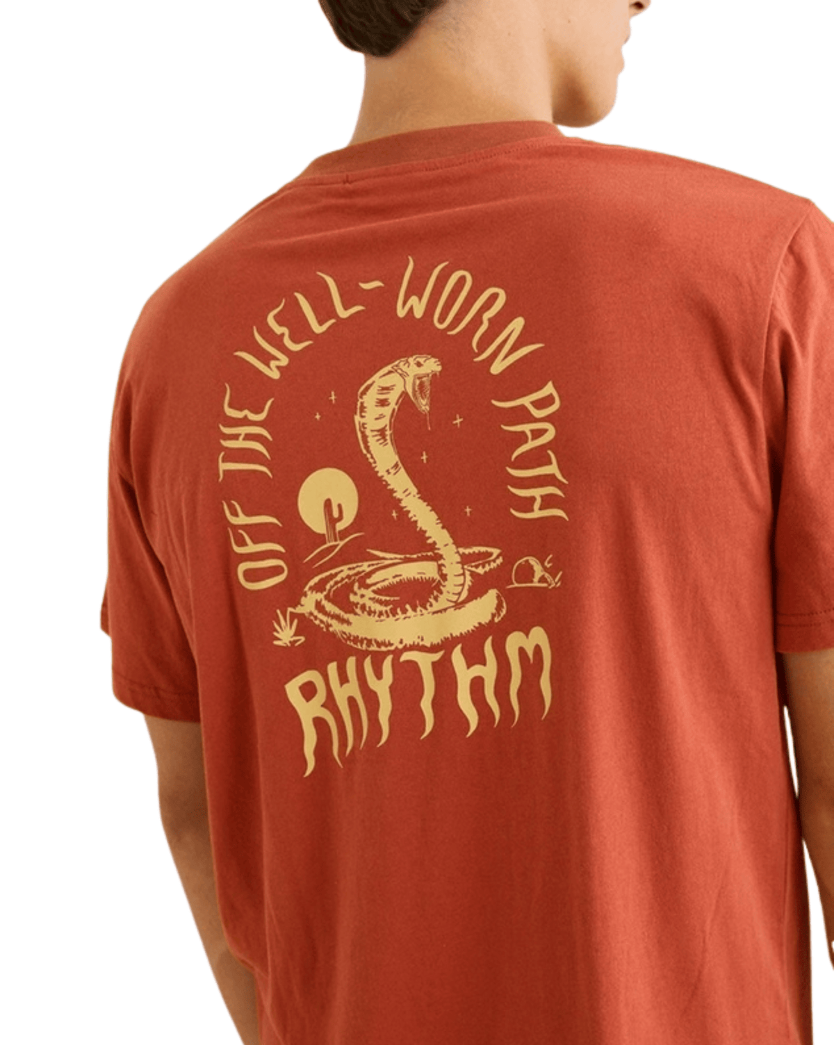 Rhythm Mens Desert Daze SS T-Shirt - Rust