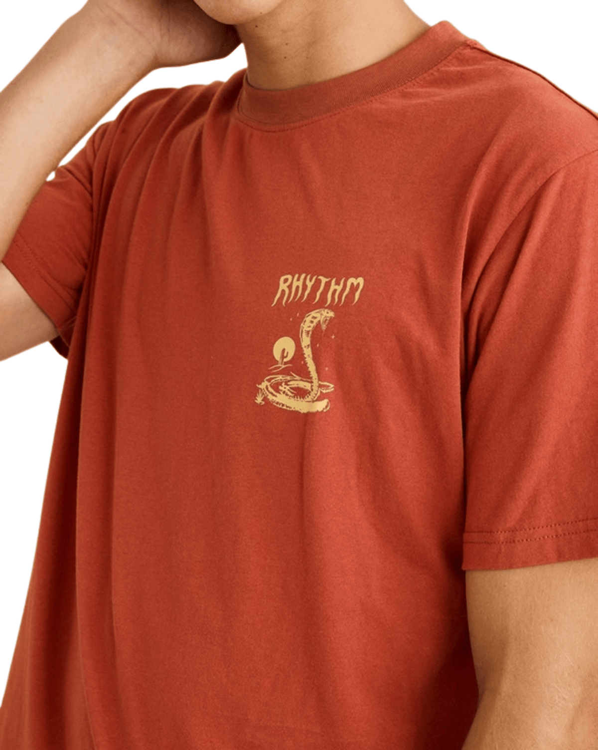 Rhythm Mens Desert Daze SS T-Shirt - Rust