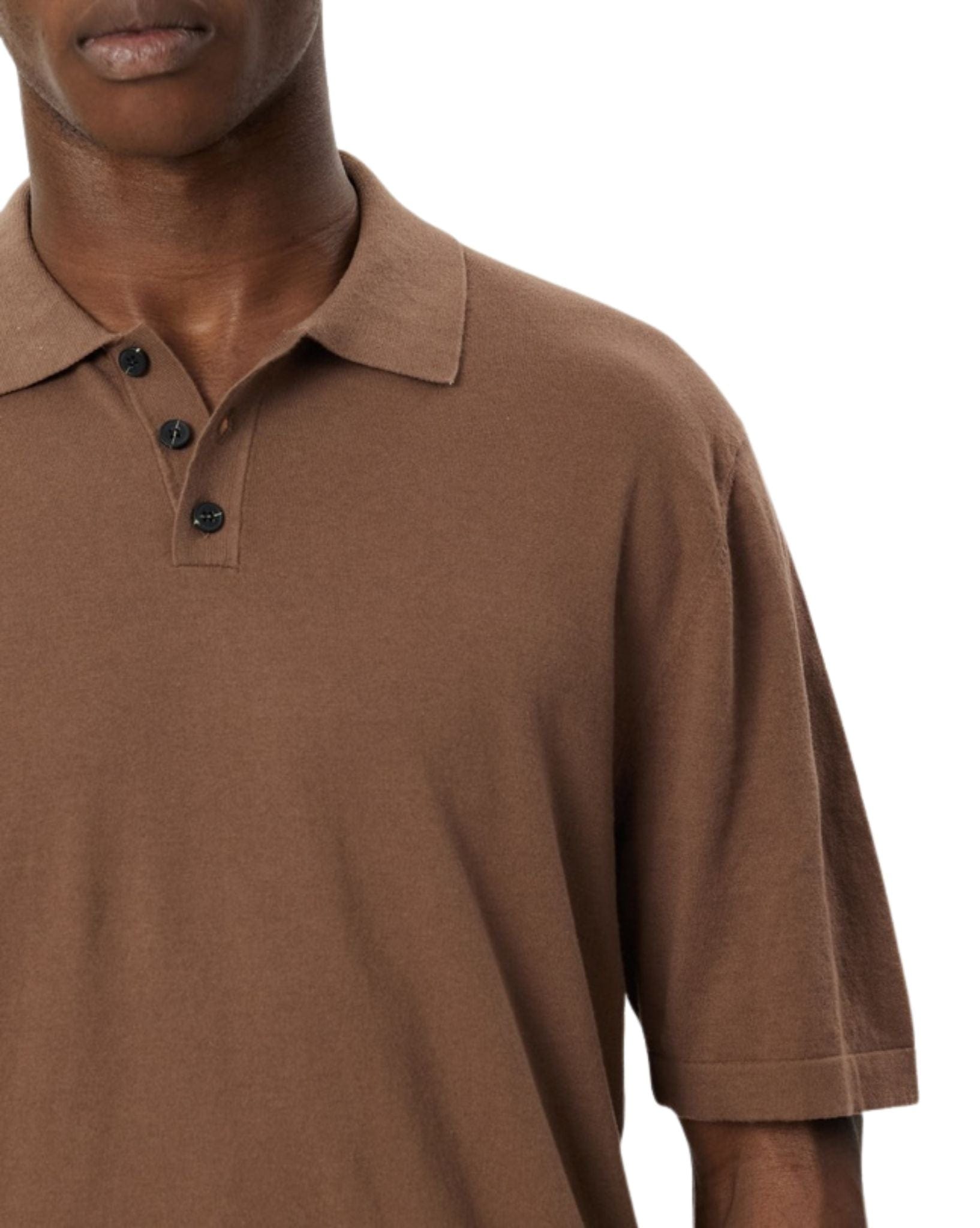 Rhythm Mens Essential Knit Ss Polo