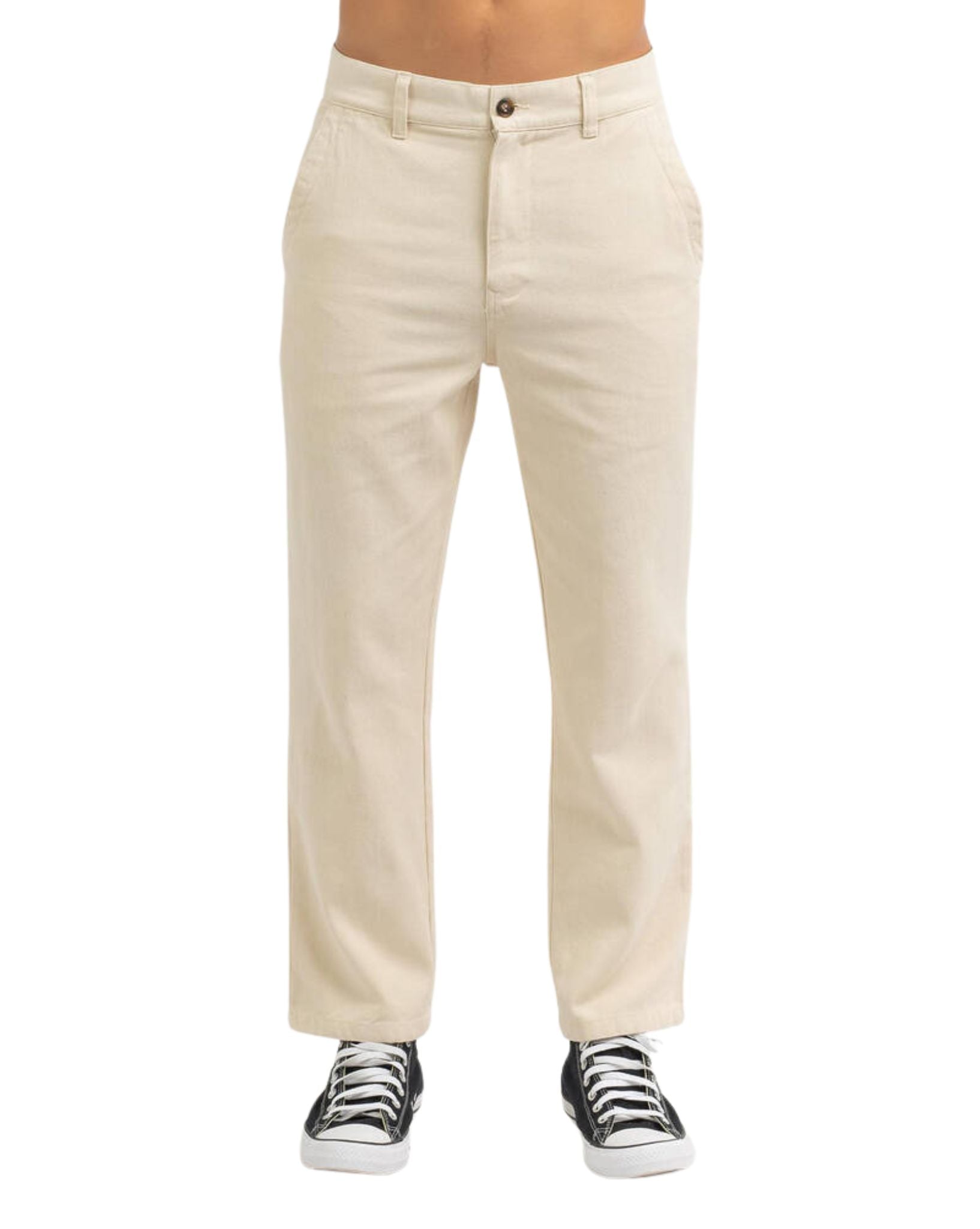 Rhythm Mens Essential Twill Trouser Pant