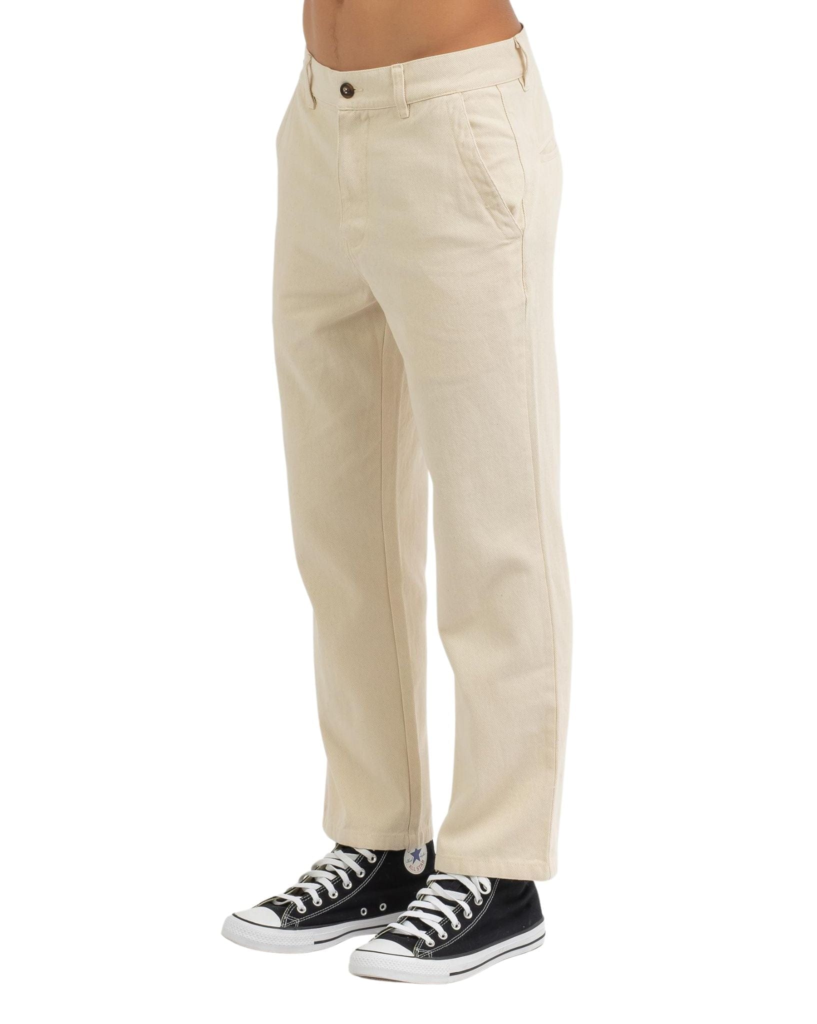 Rhythm Mens Essential Twill Trouser Pant