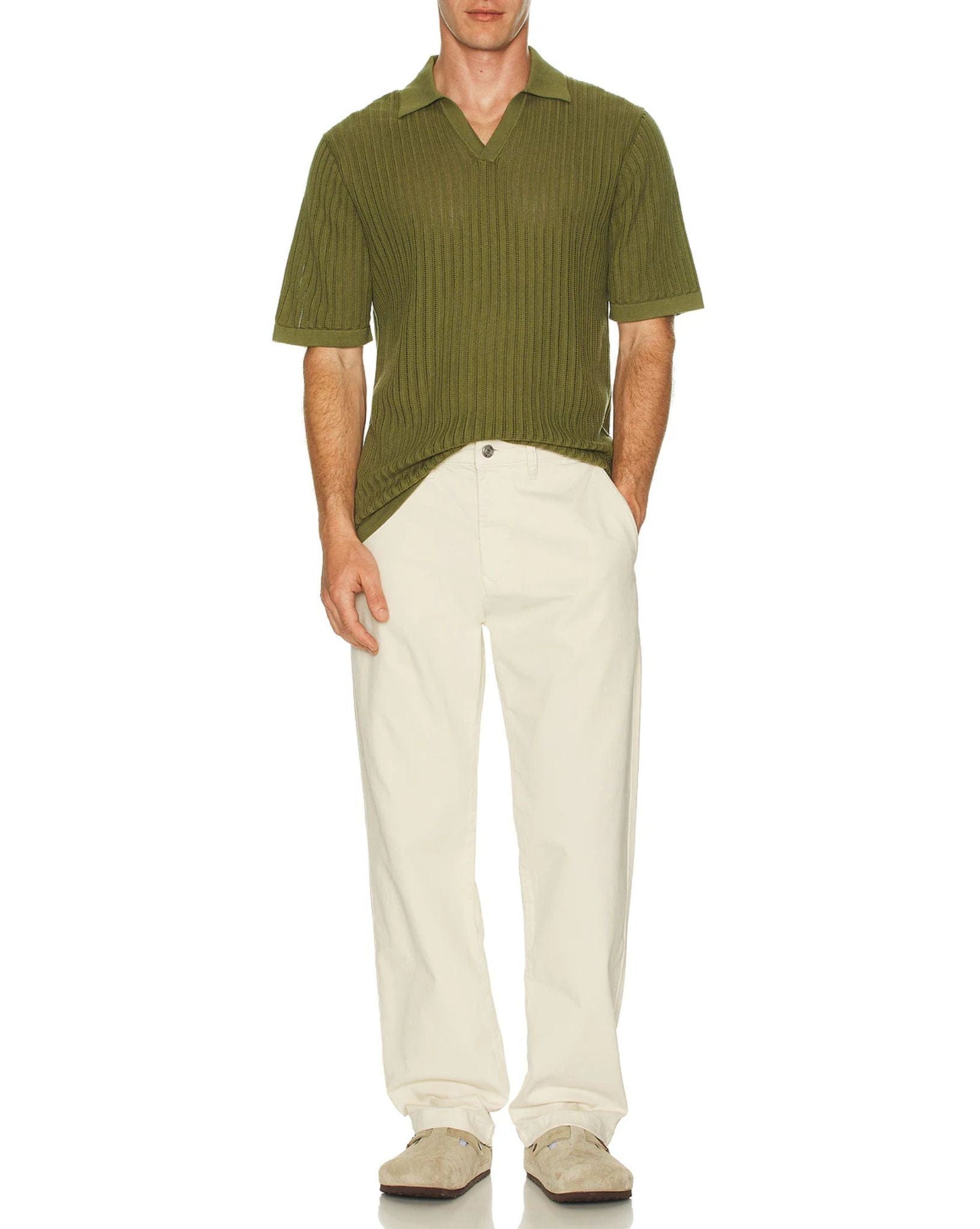 Rhythm Relaxed Knit Ss Polo
