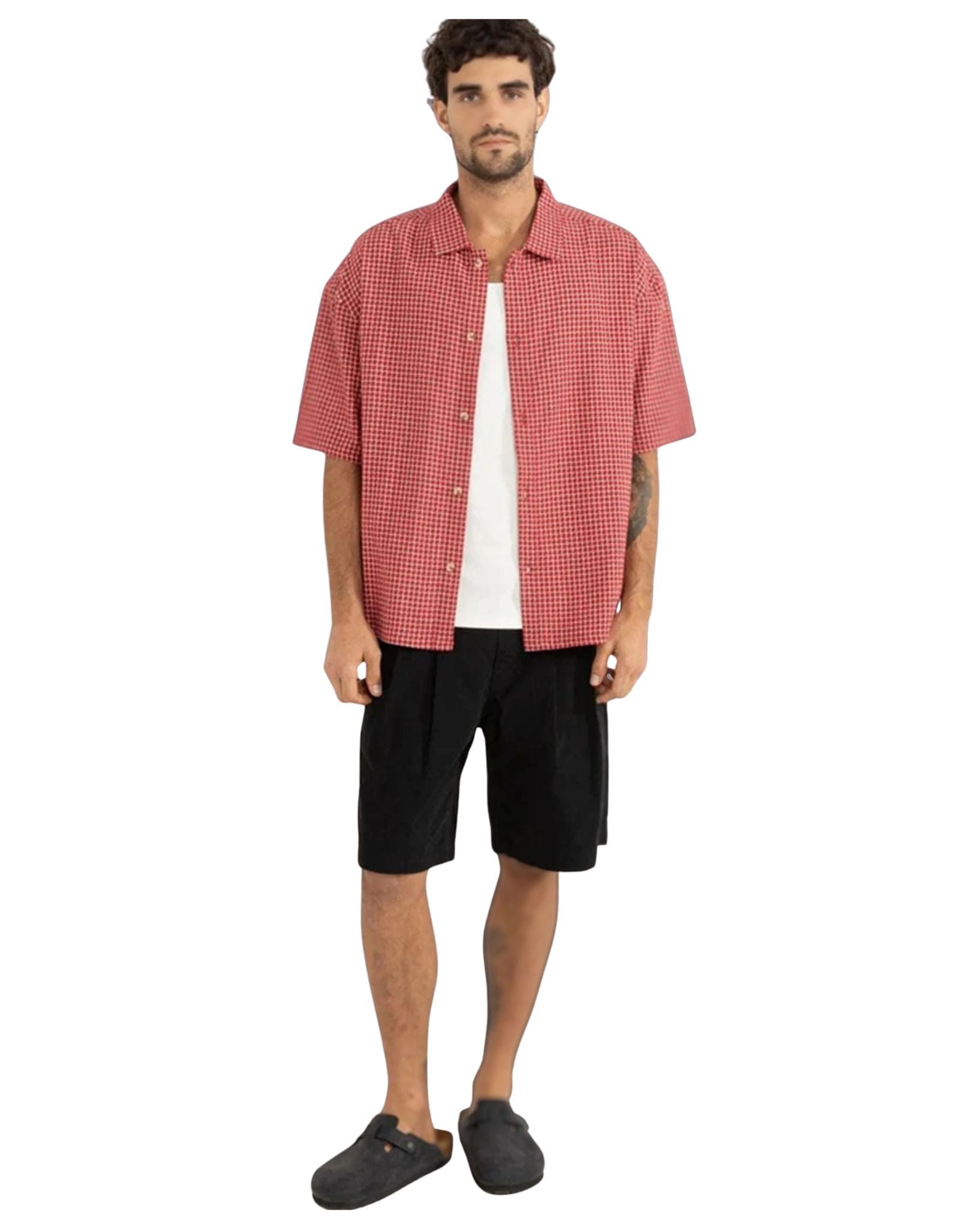 Rhythm Rowen Check Ss Shirt