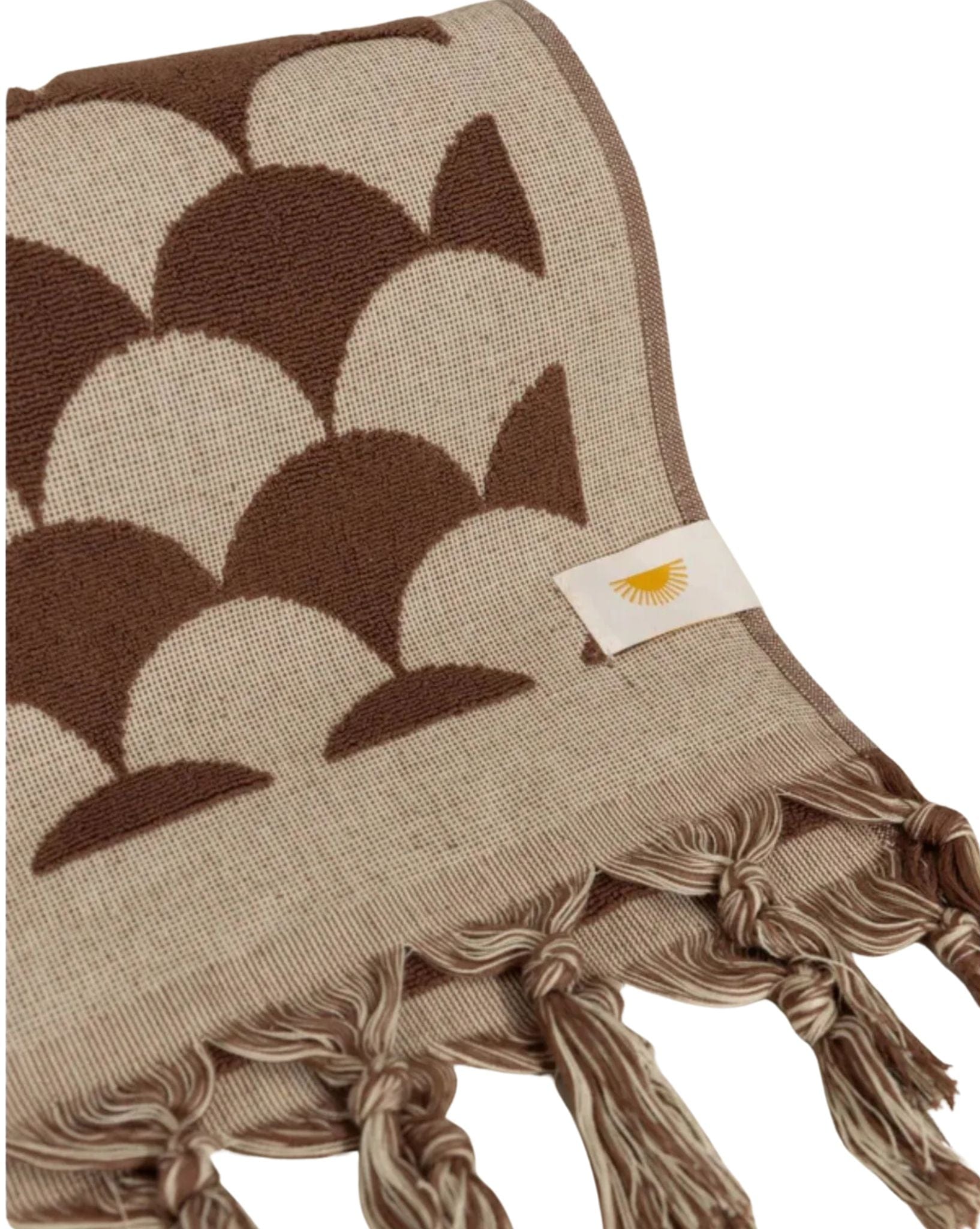 Rhythm Waves Beach Rug - Coconut Shell