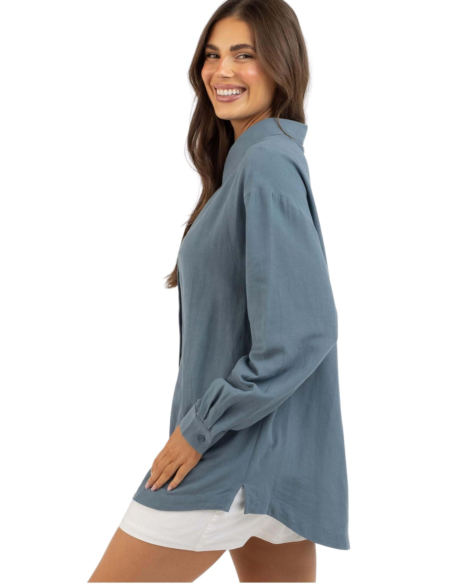 Rhythm Womens Dream Time Oversized Shirt