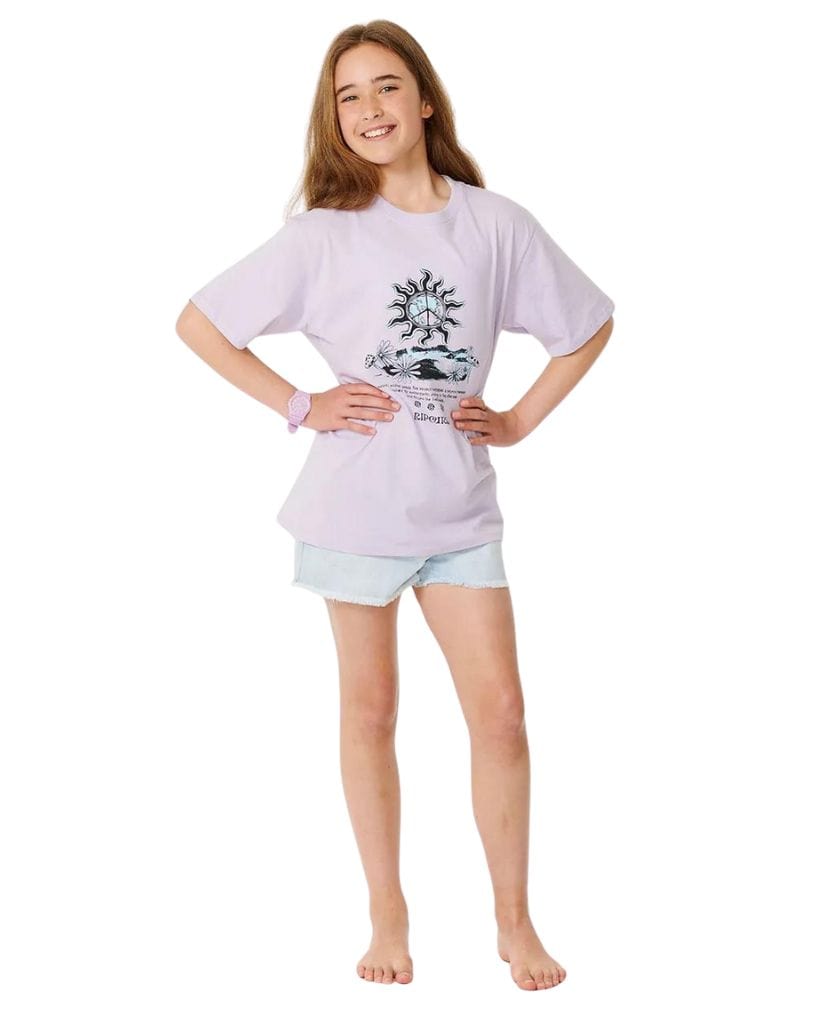 Ripcurl Earth Waves Art Tee - Kids
