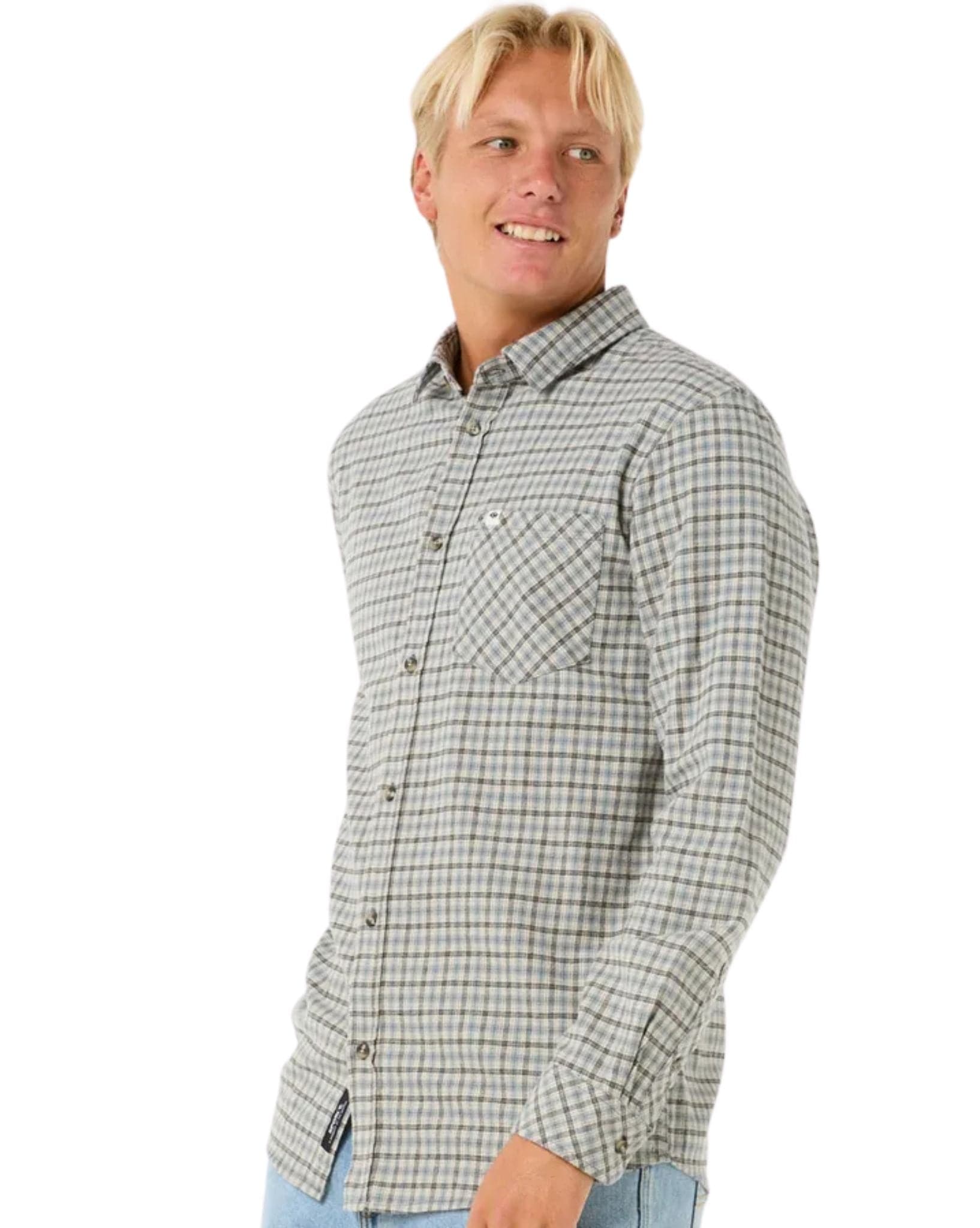 Ripcurl Mens Classic Surf Checked In Flannel