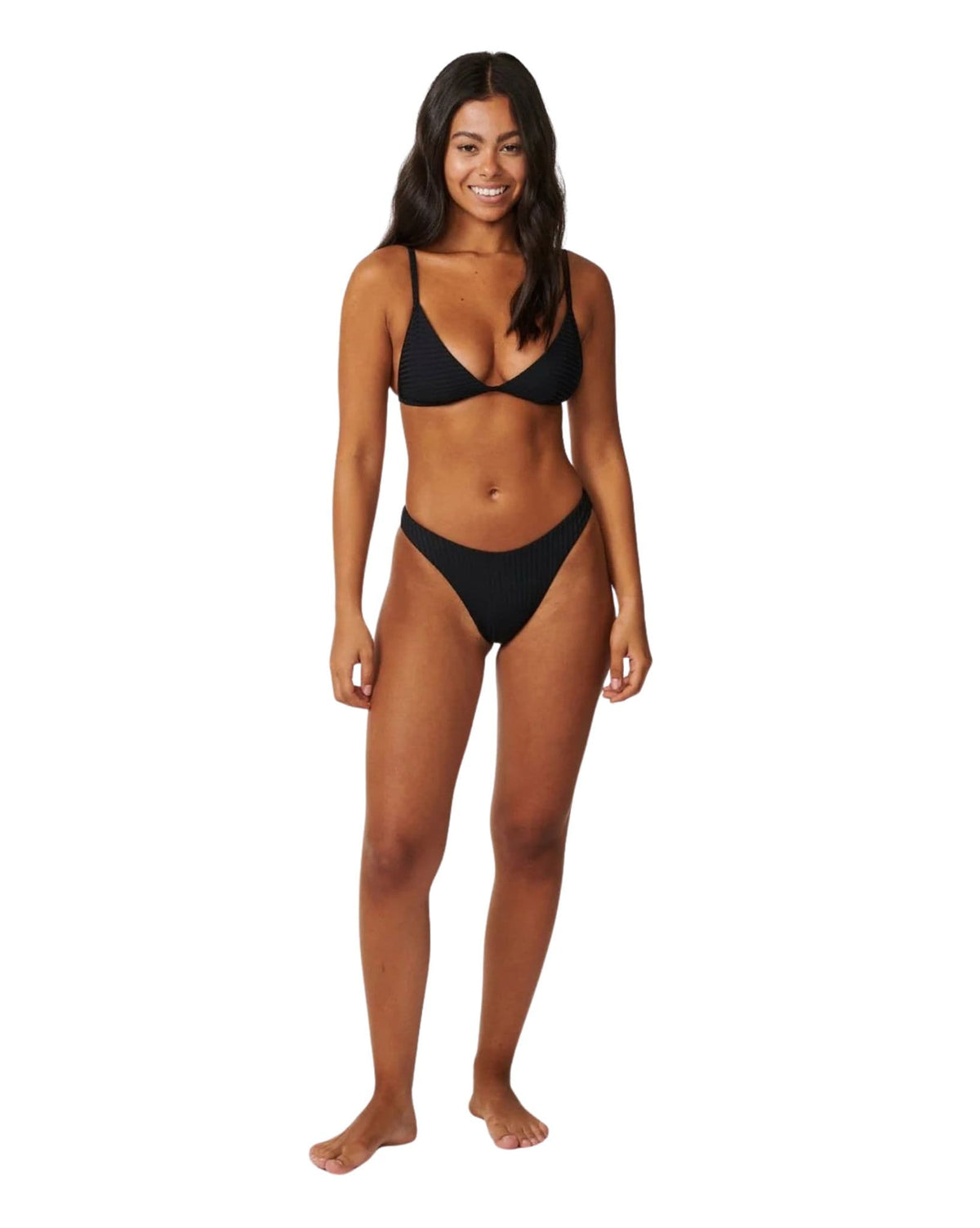 Ripcurl Premium Surf High Leg Skimpy Coverage Bikini Bottoms