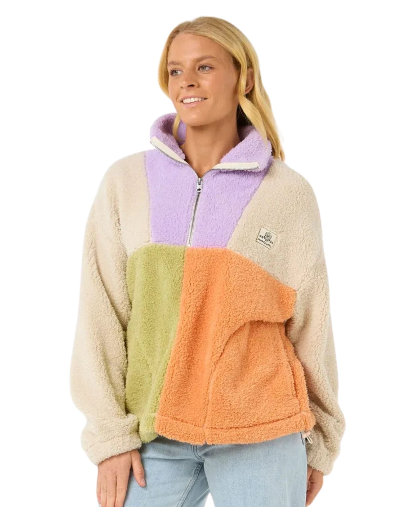 Ripcurl Womens Block Party Polar Fleece - Lilac