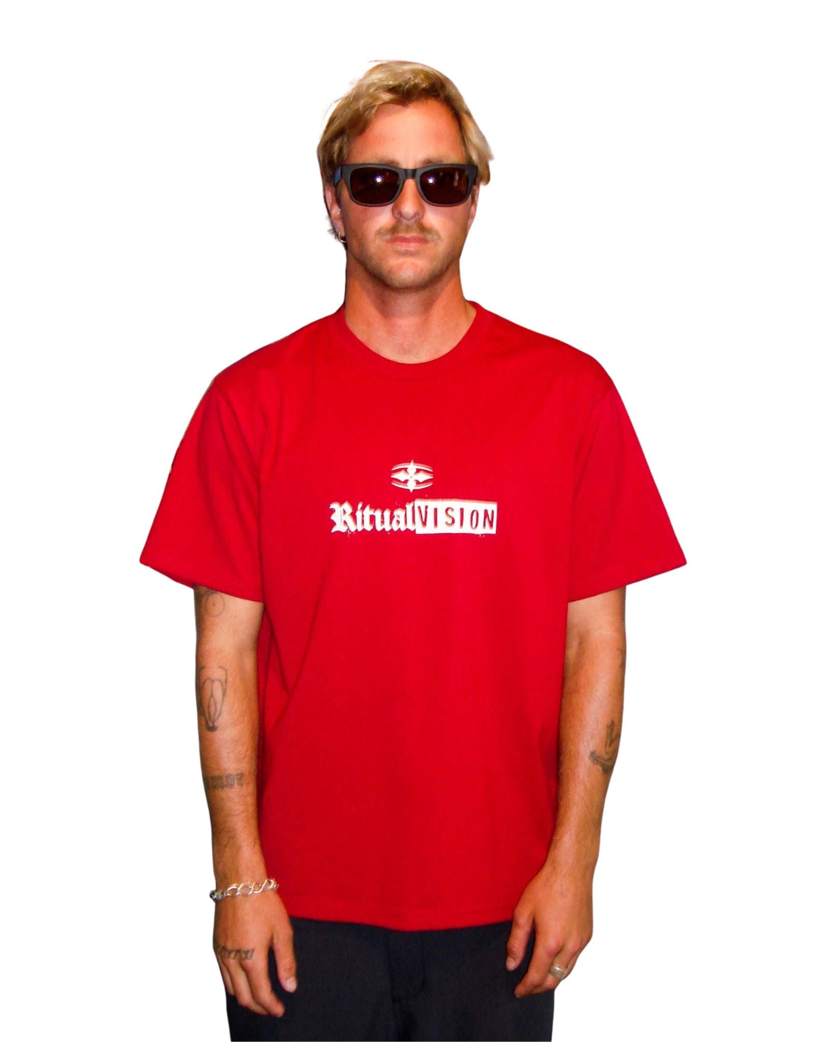 Ritual Vision Stacked SS Tee