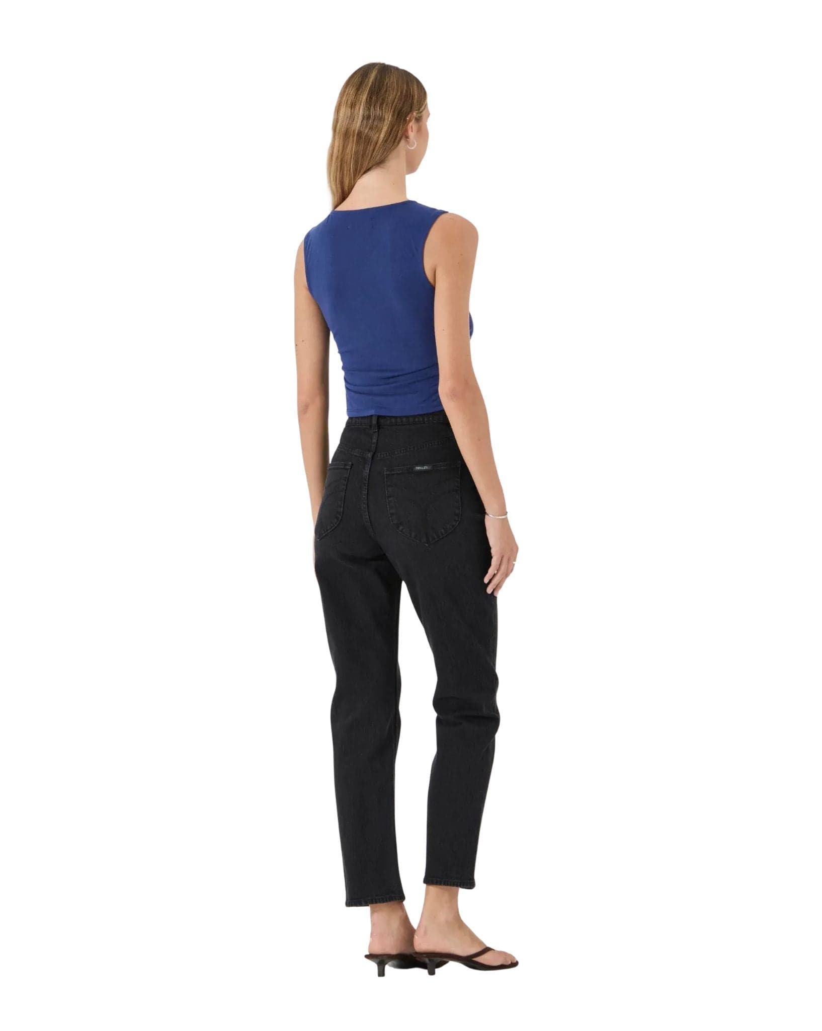 Rollas Loulou Straight Jean Noir