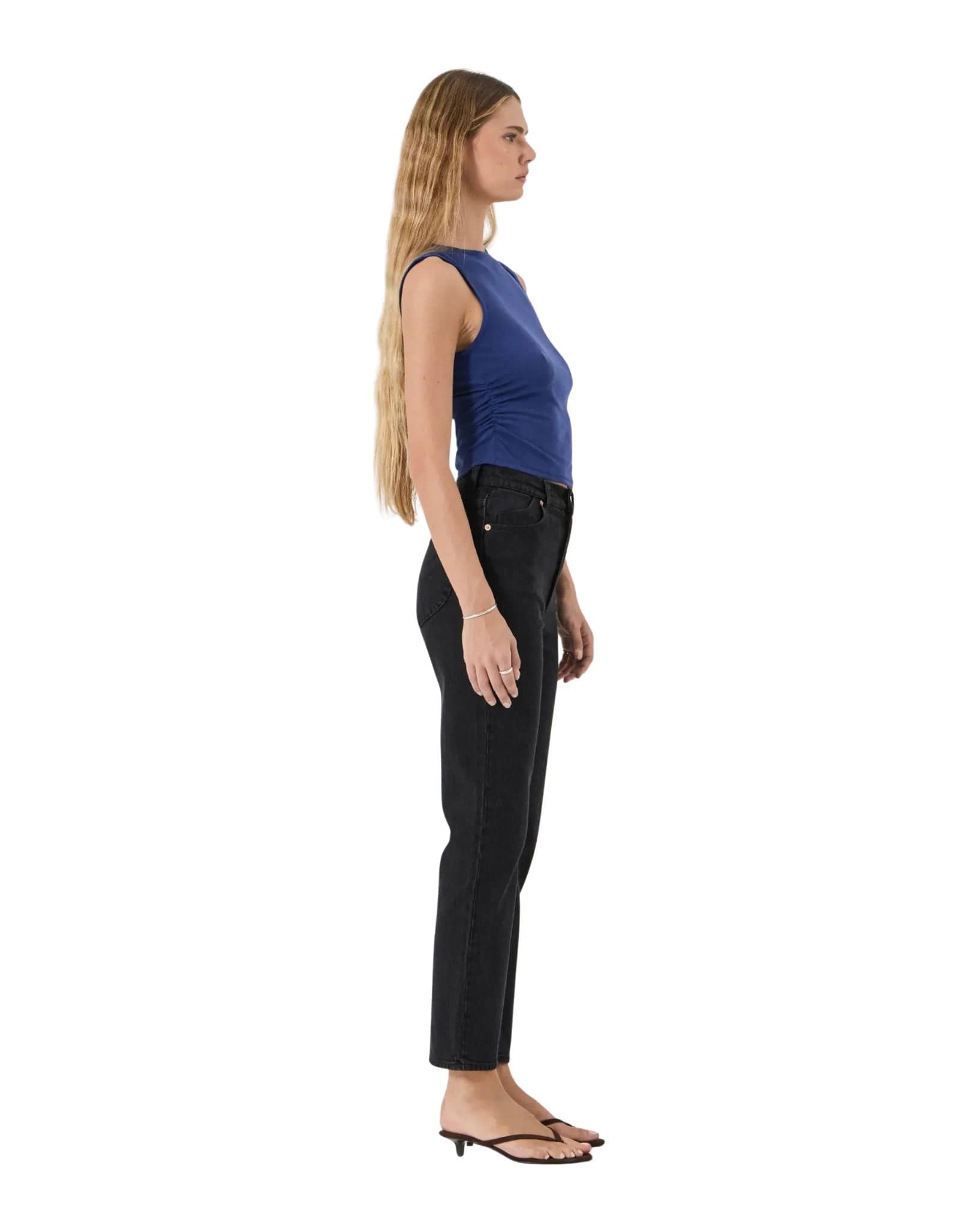 Rollas Loulou Straight Jean Noir