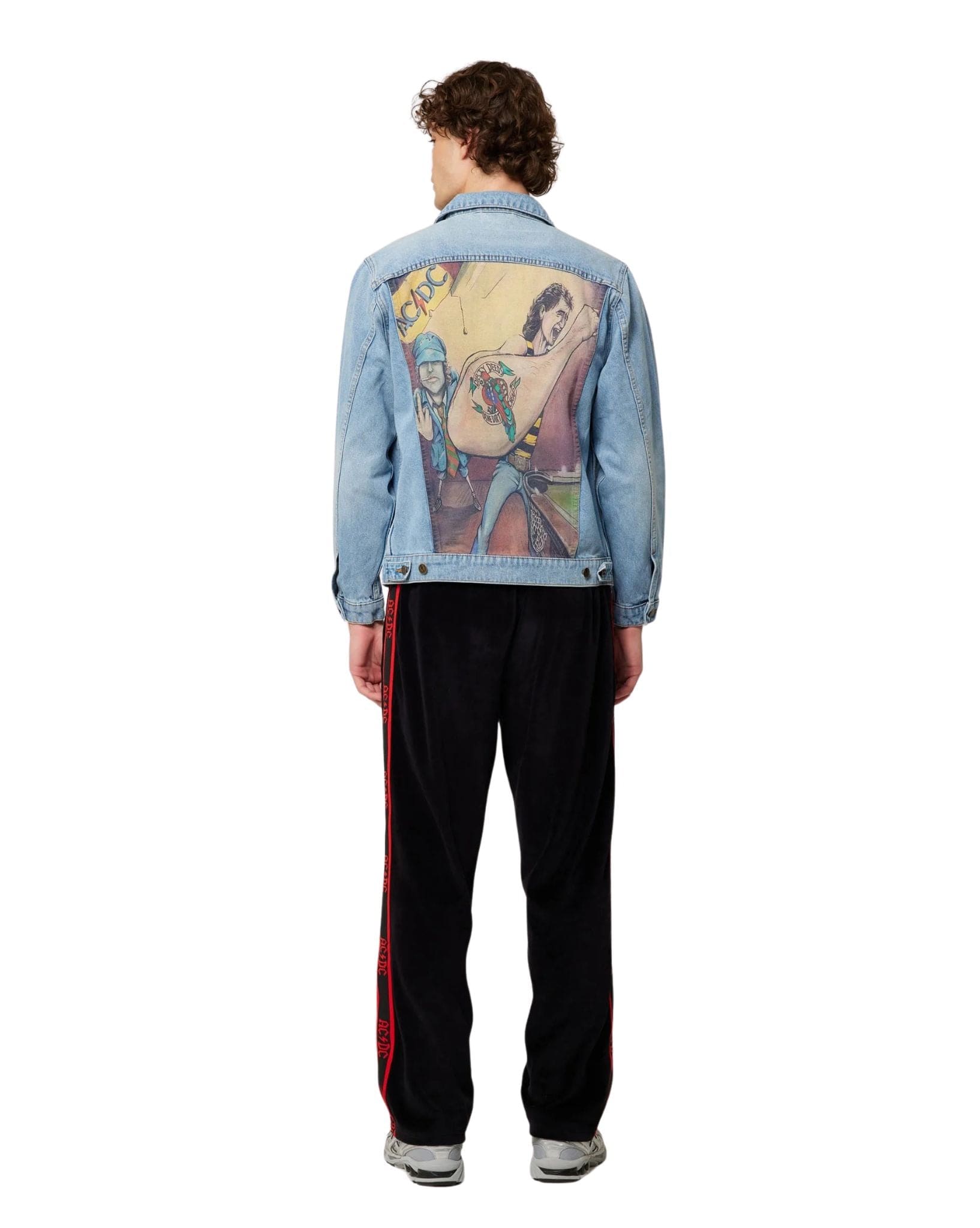 Rollas Mens Dirt Cheap Art Jacket - Light Blue