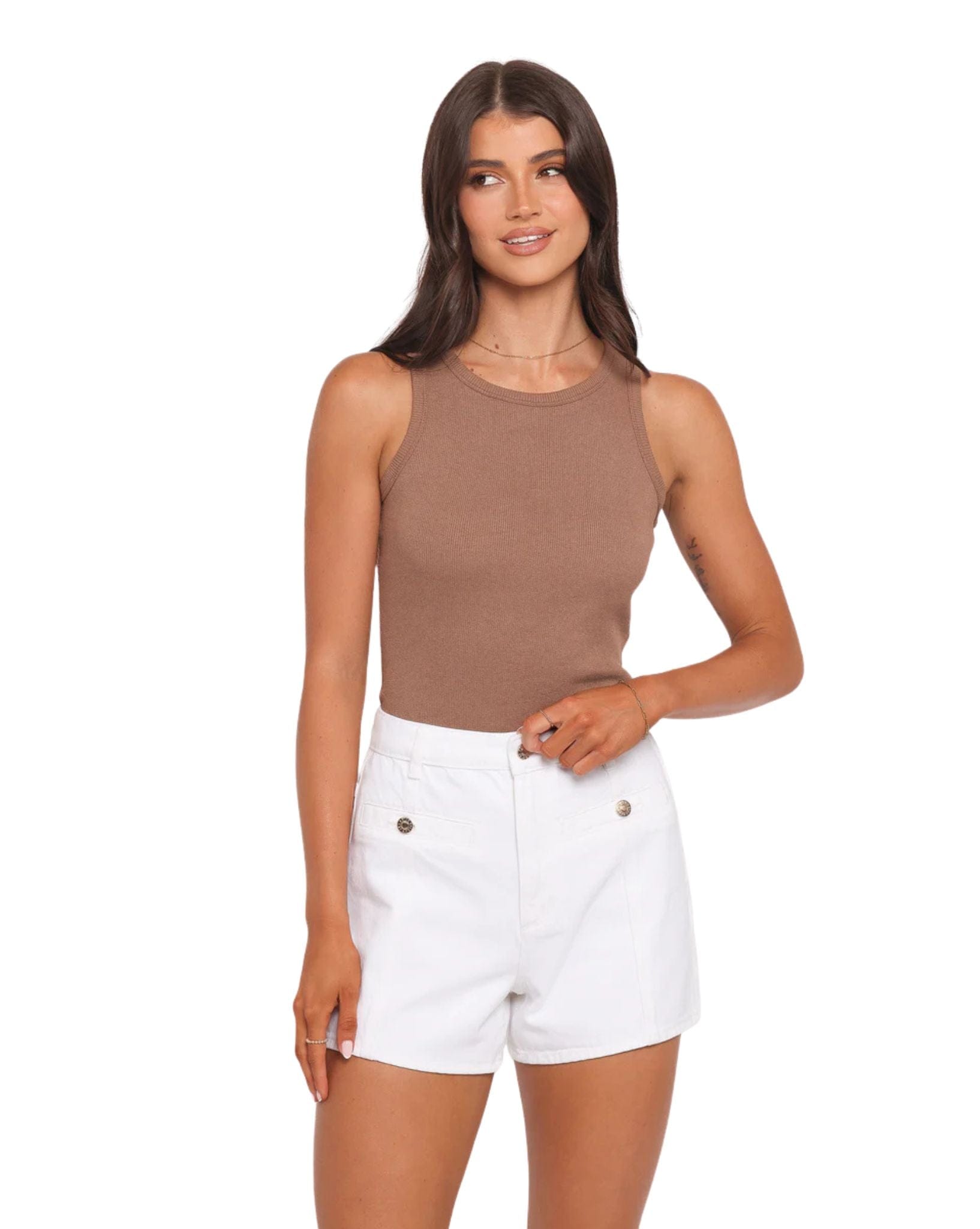 Rollas Mirage Short White Gold