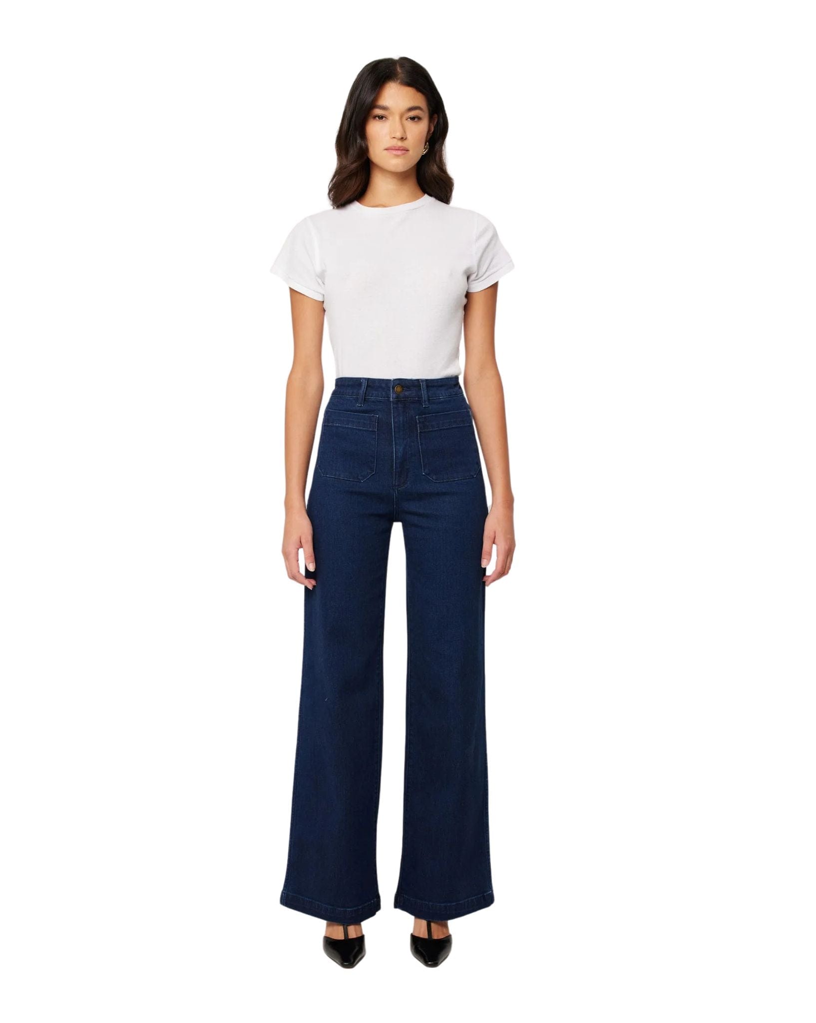 Rollas Sailor Jean Dark Stone - Dark Vintage Indigo