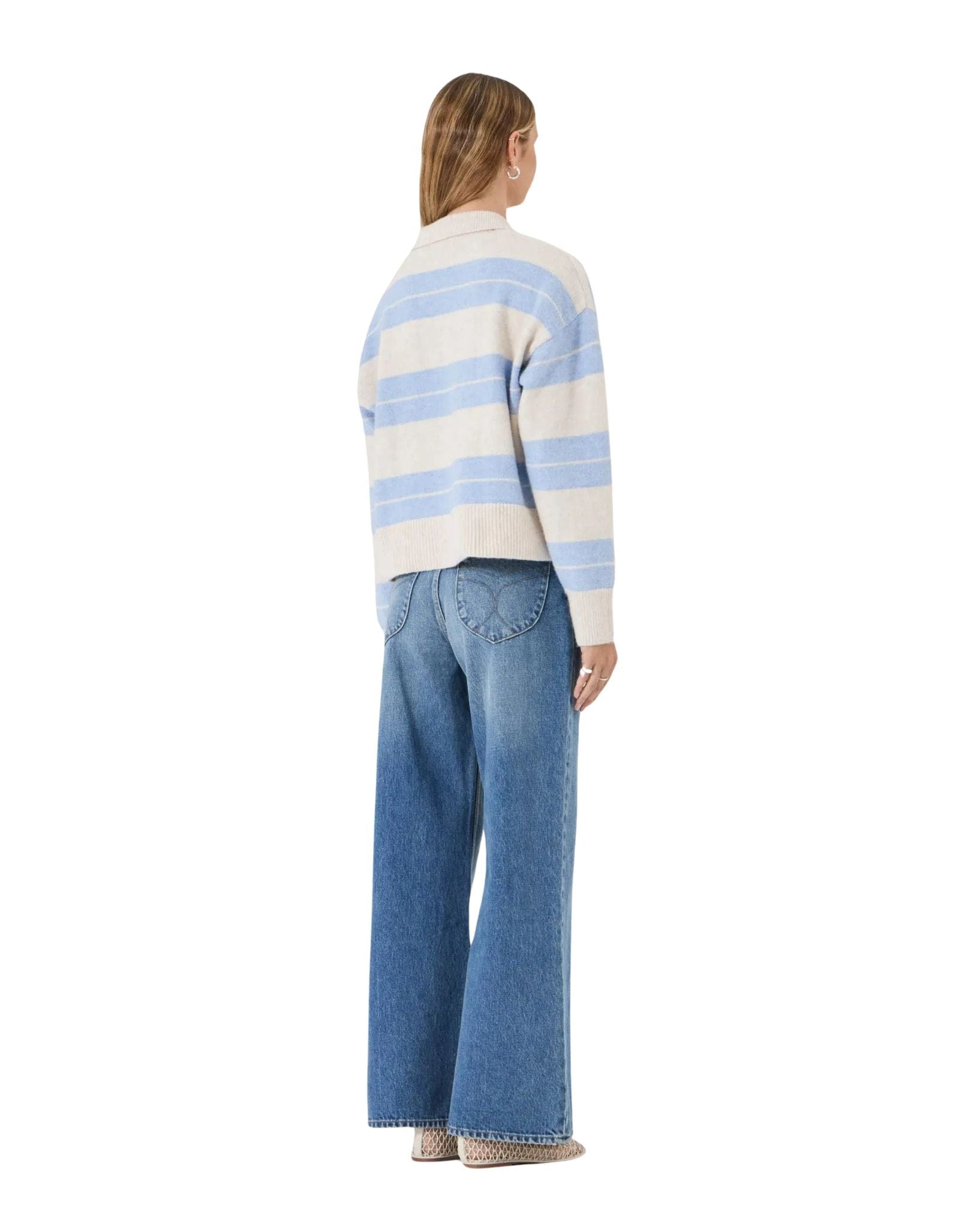 Rollas Sofia Stripe Polo
