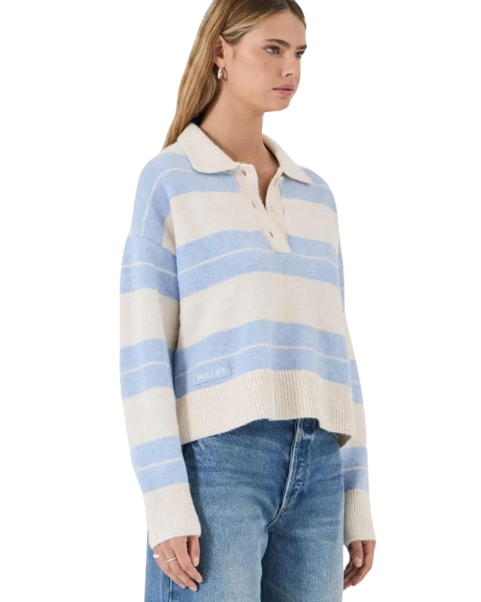 Rollas Sofia Stripe Polo