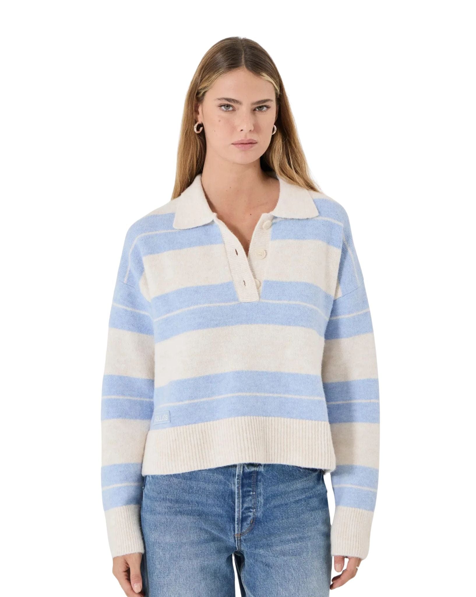 Rollas Sofia Stripe Polo