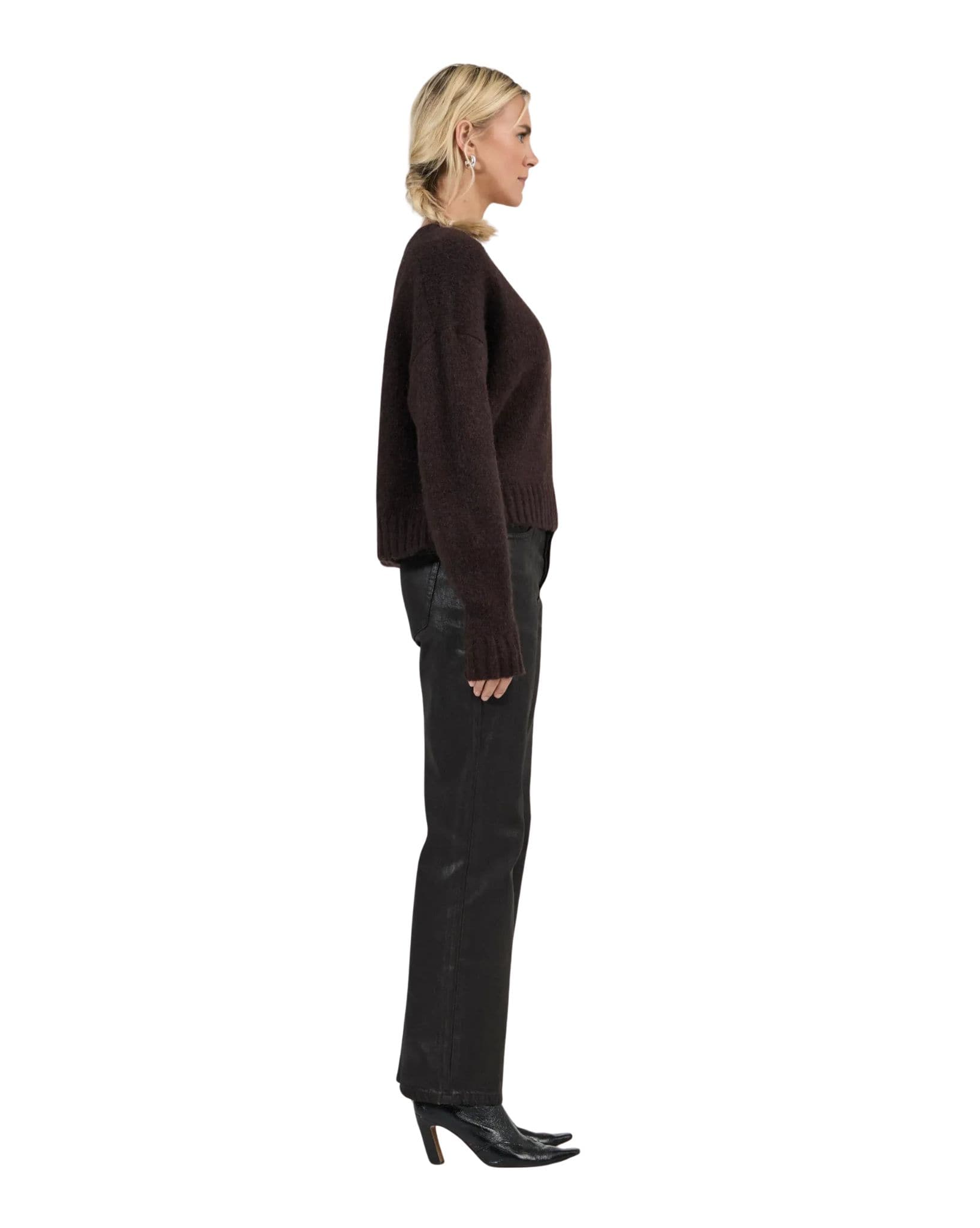 Rollas Tomboy V Neck Knit