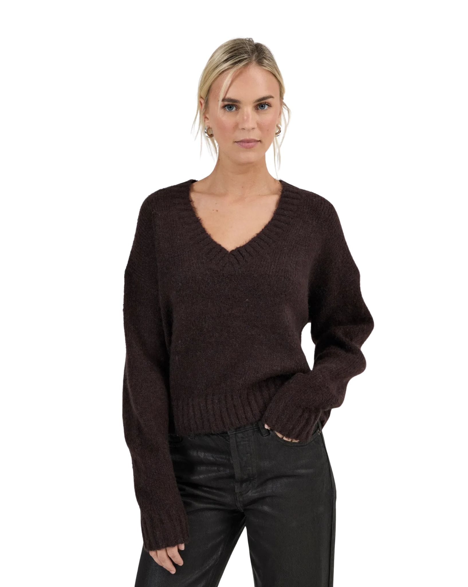 Rollas Tomboy V Neck Knit