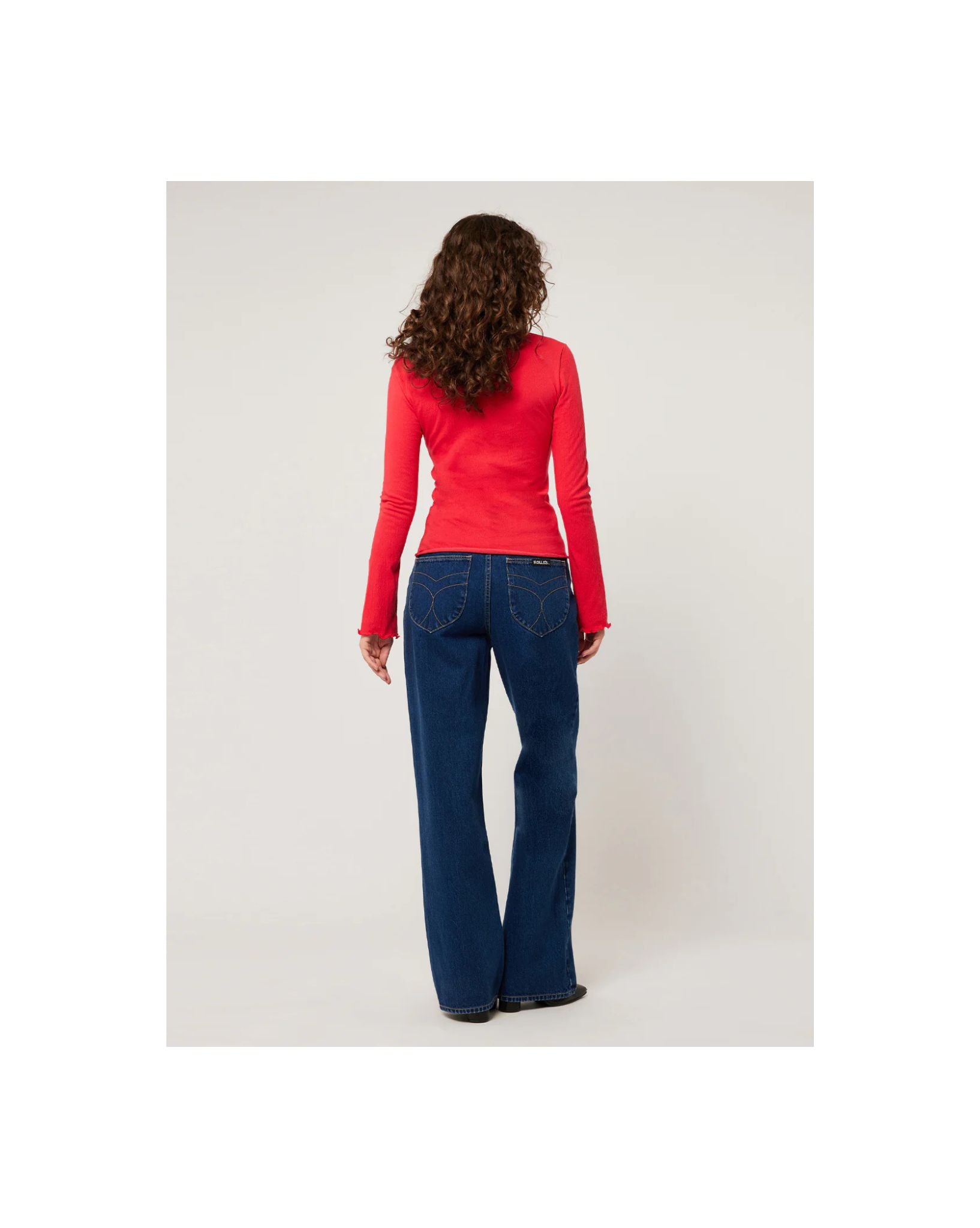 Rollas Womens Crinkle Longsleeve