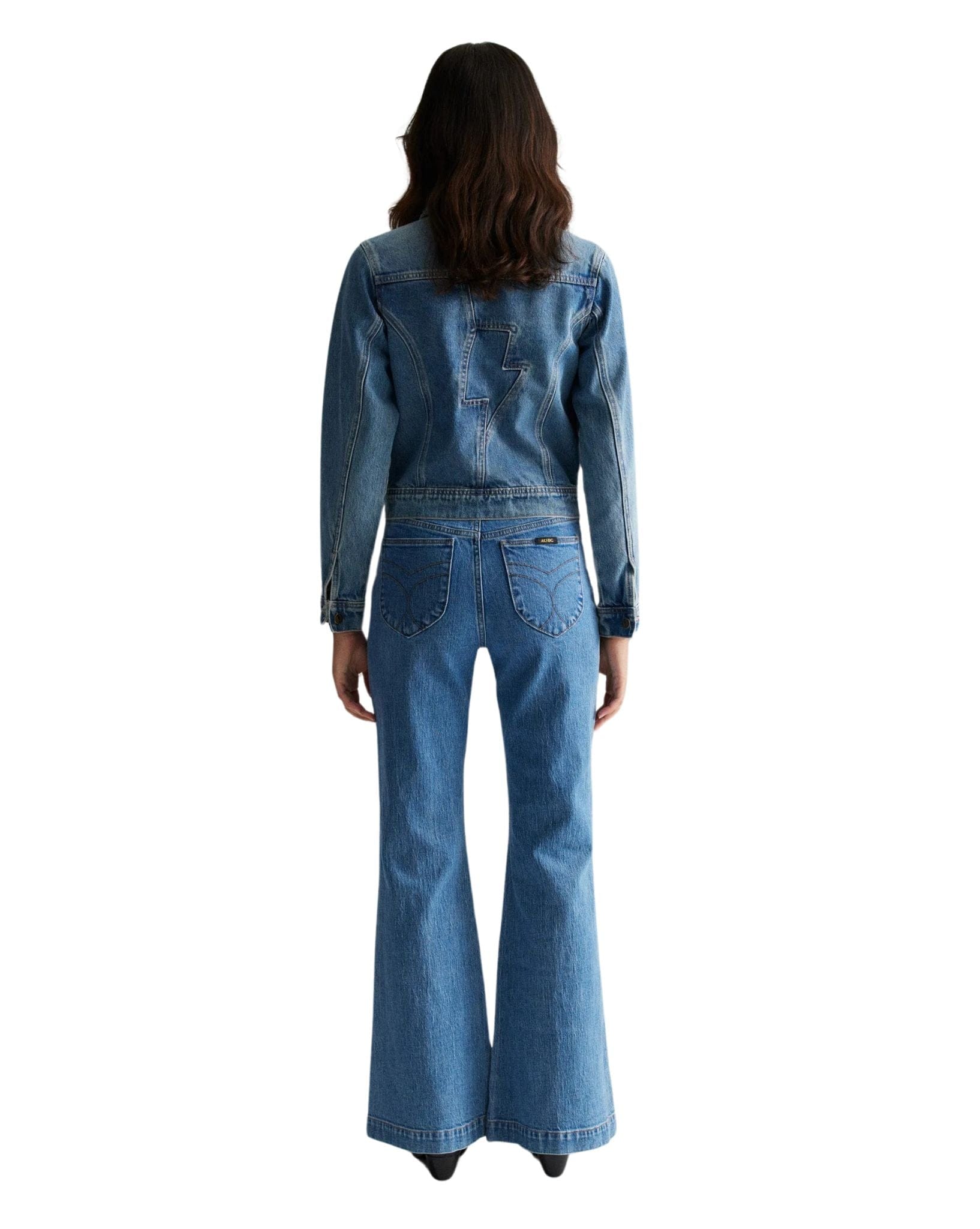 Rollas Womens Denim Jacket Lightning