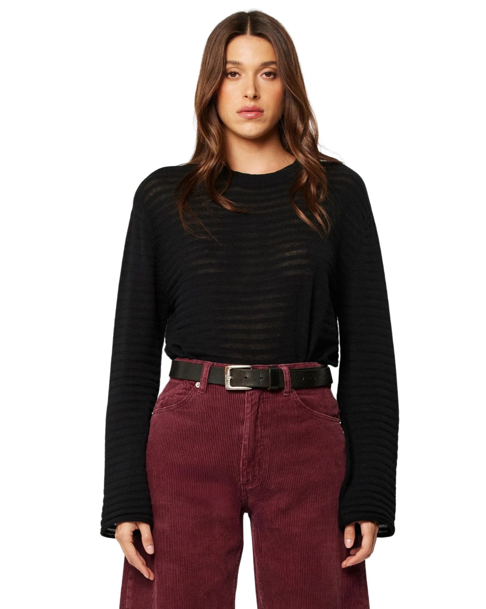Rollas Womens Edgar L/S Tee