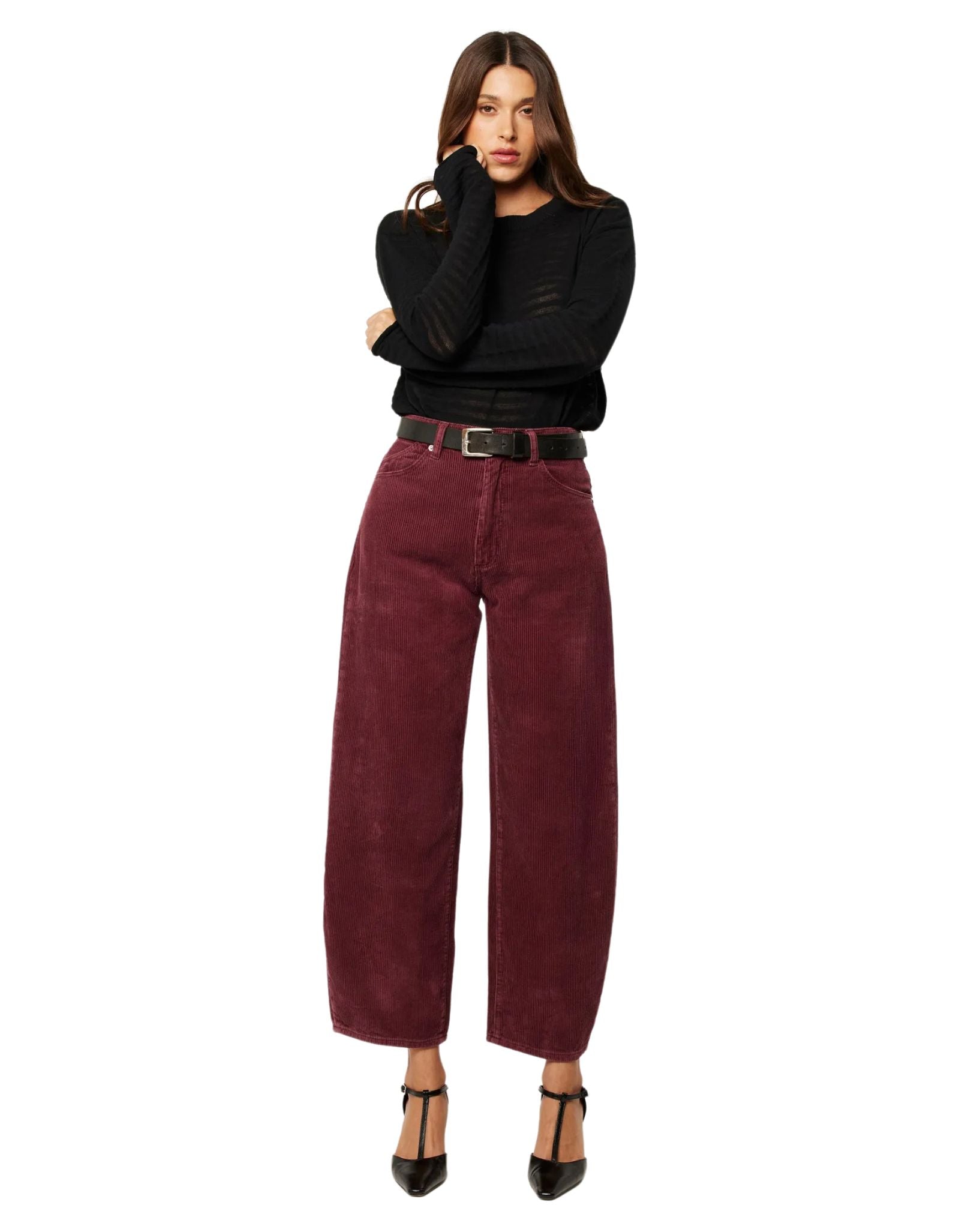 Rollas Womens Edgar L/S Tee