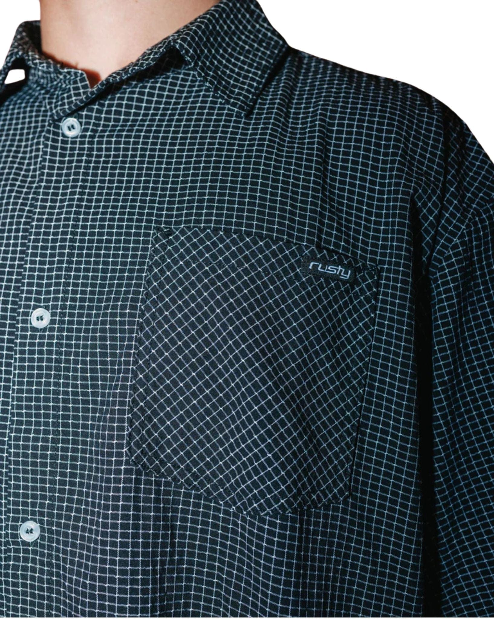 Rusty Acemo Check Short Sleeve Shirt