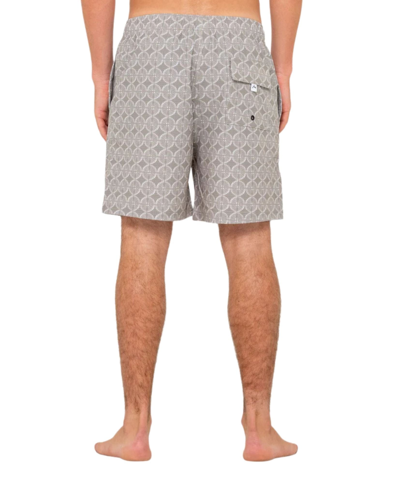 Rusty All Over Elastic Waist Boardshort