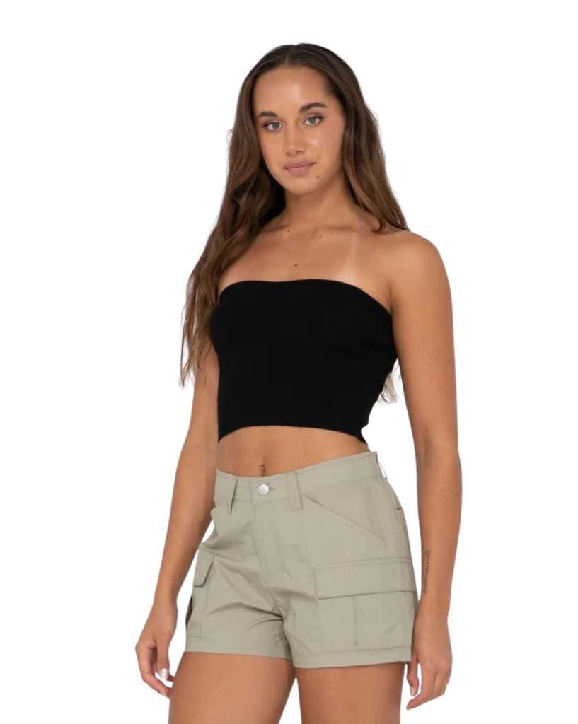 Rusty Amelia Strapless Knit Top