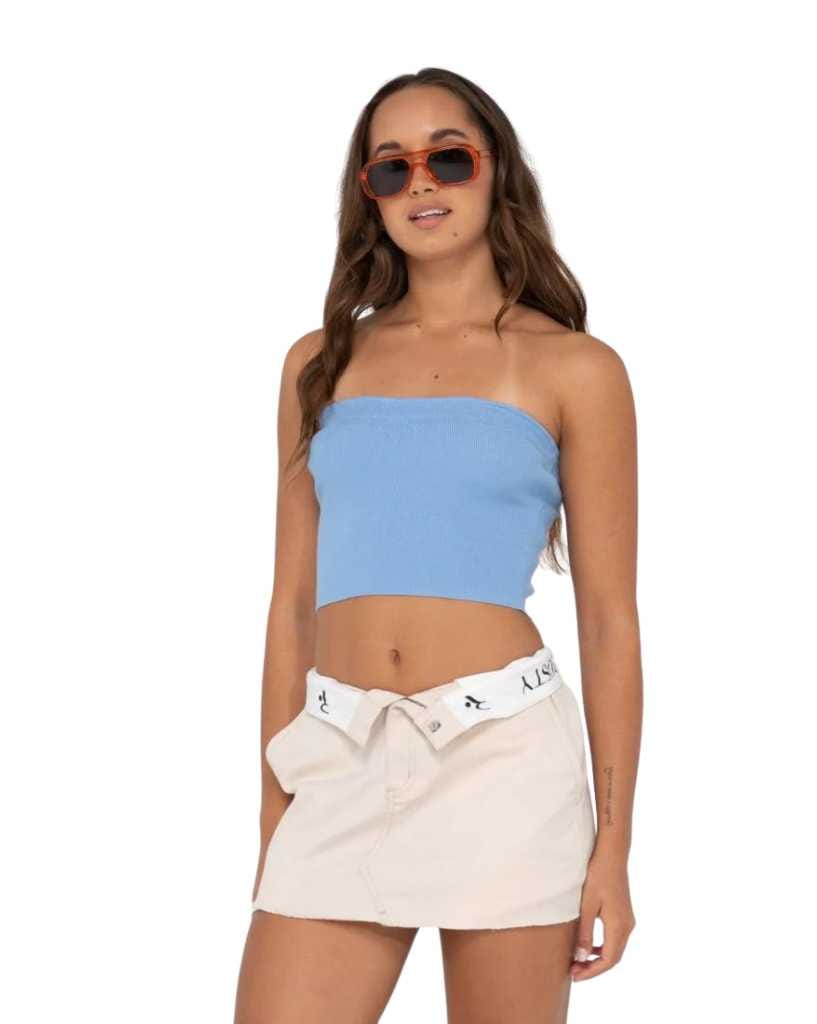 Rusty Amelia Strapless Knit Top