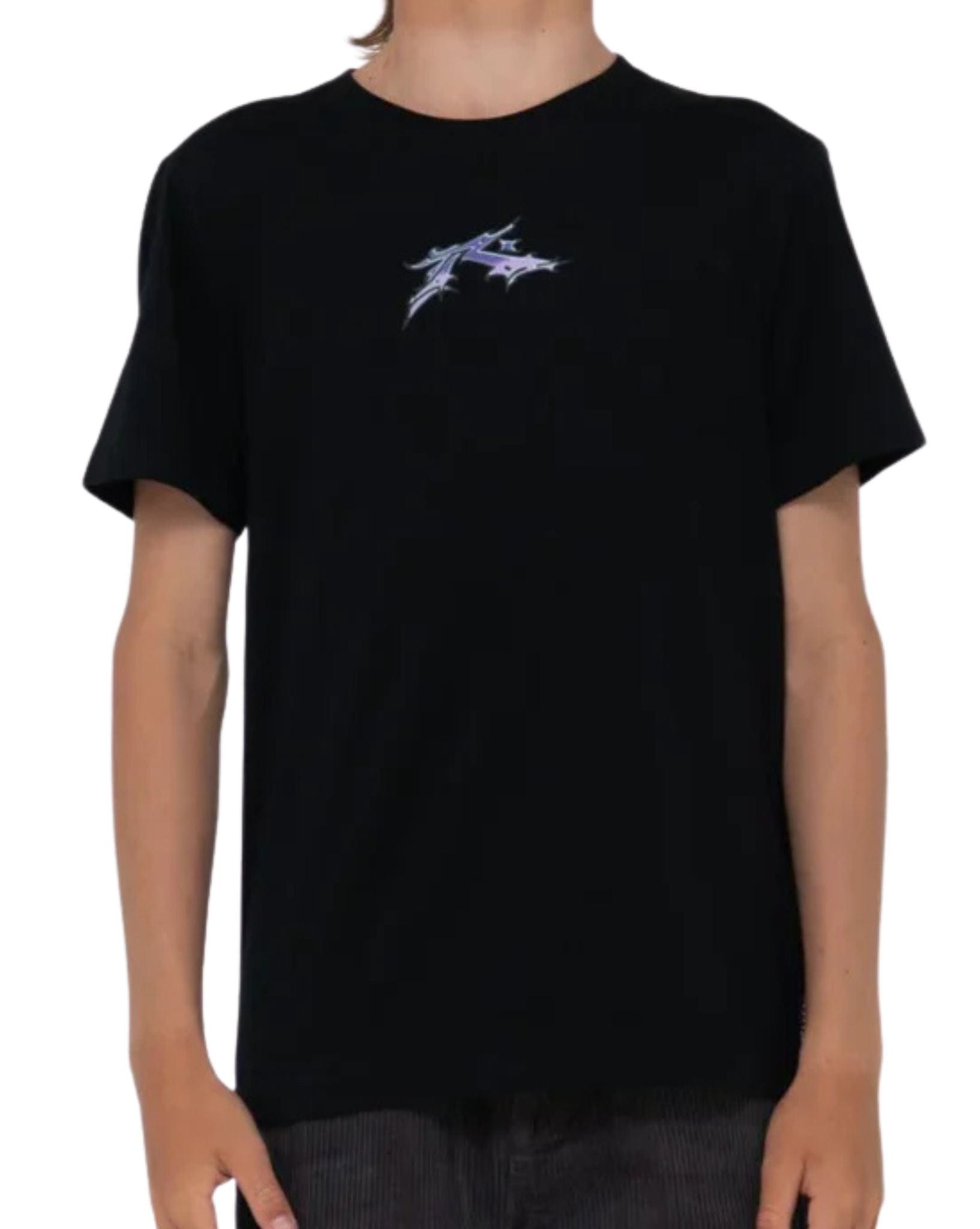 Rusty Boy Gr8Ful H8Ful Short Sleeve Tee - Black