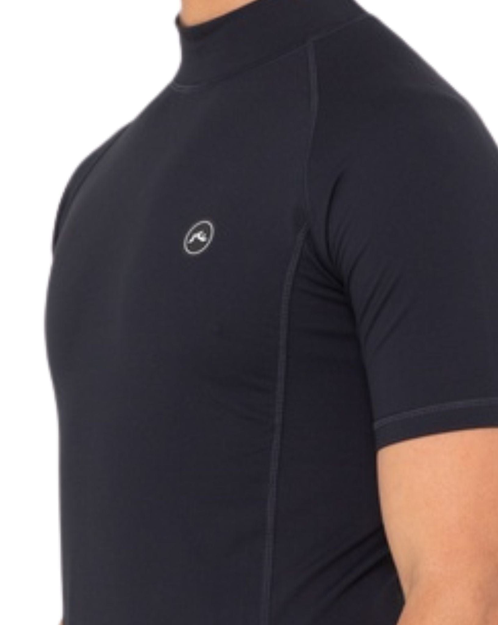 Rusty Boys Still Surfing Short Sleeve Surf Top - Black